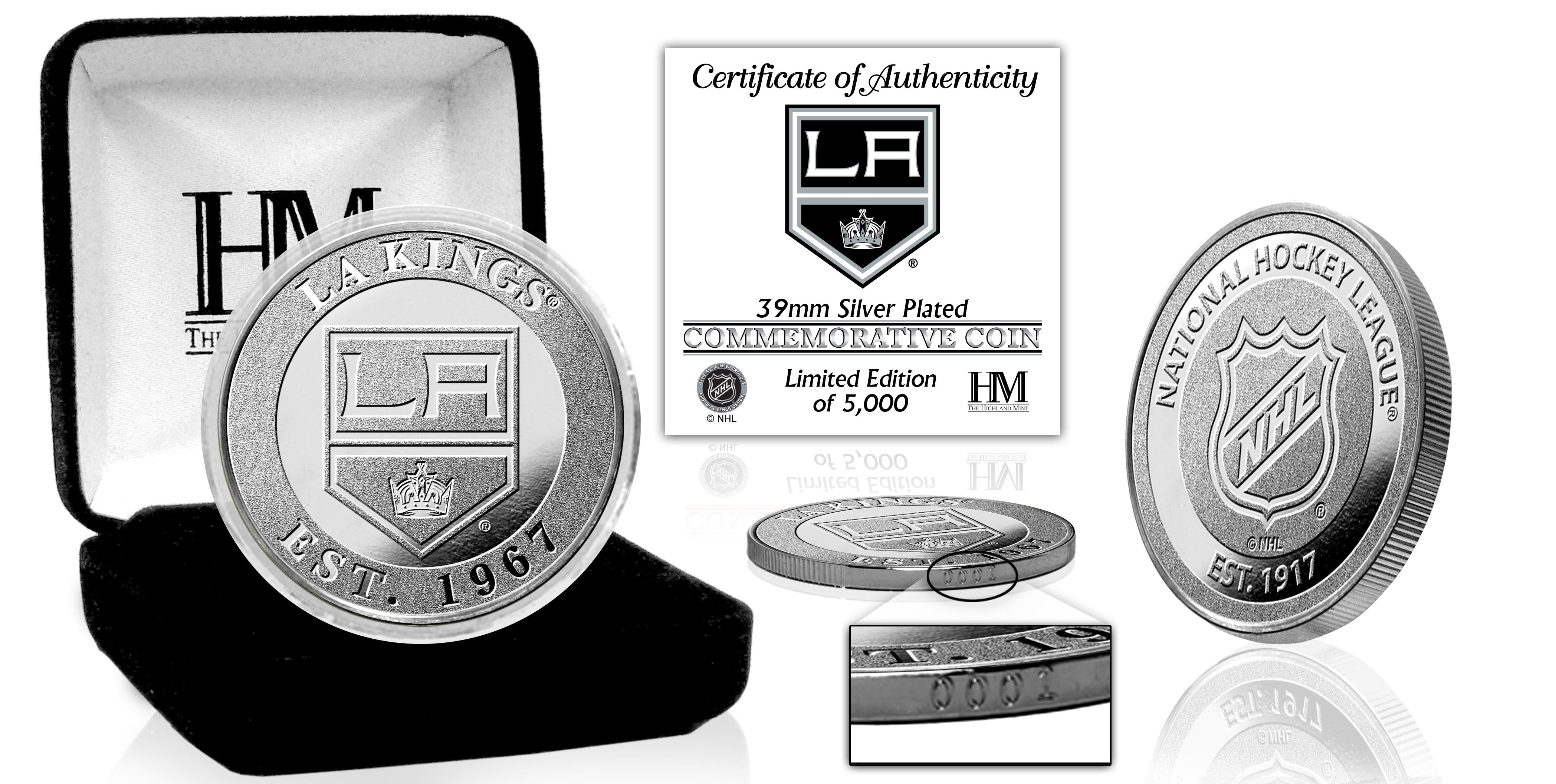 Los Angeles Kings Silver Mint Coin