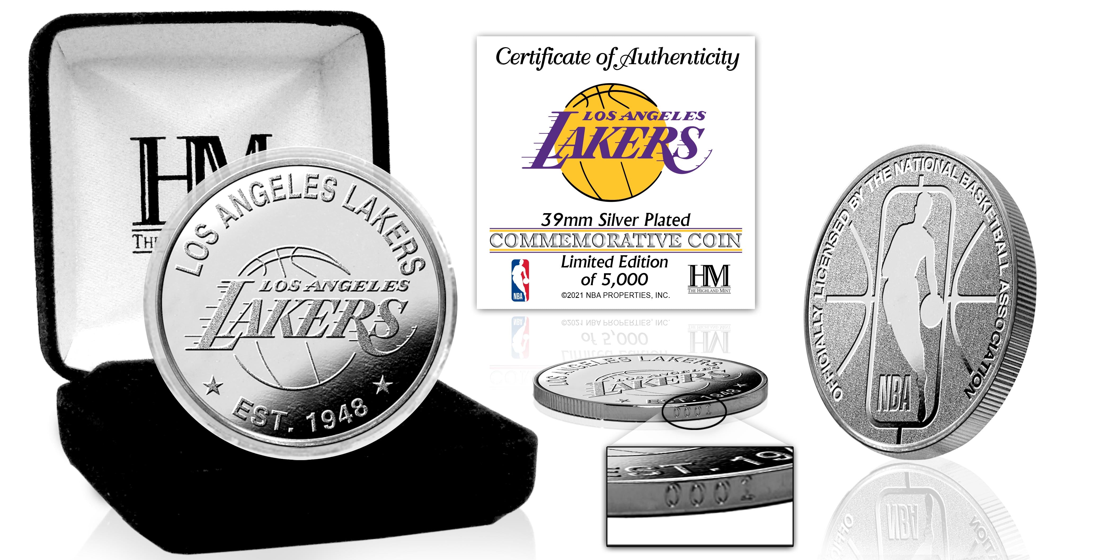 Los Angeles Lakers Silver Mint Coin