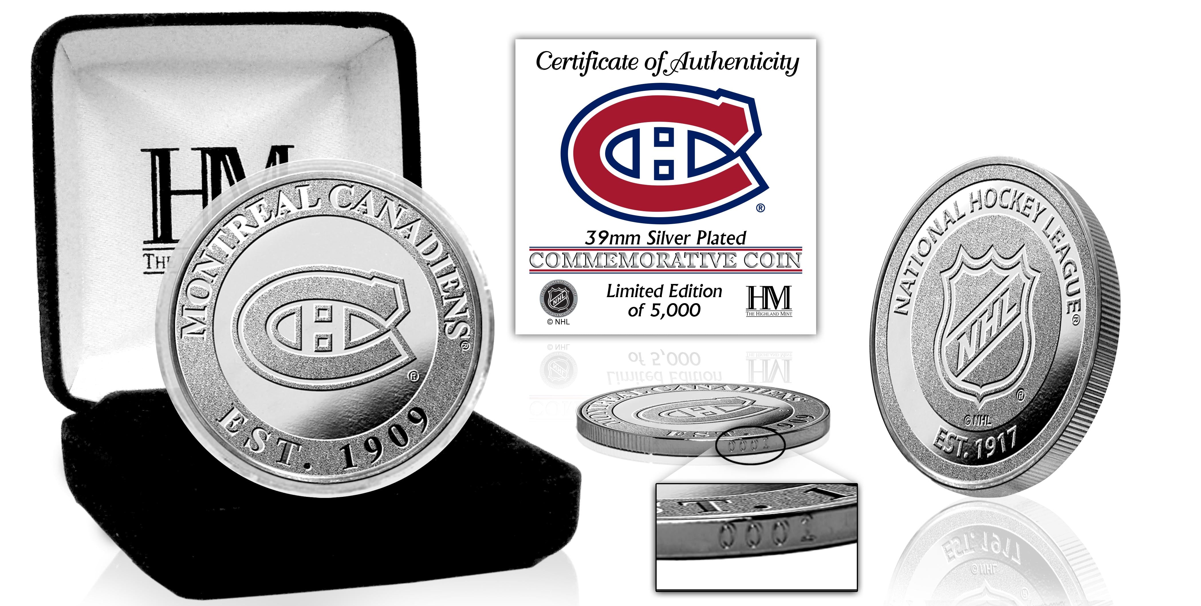 Montreal Canadiens Silver Mint Coin