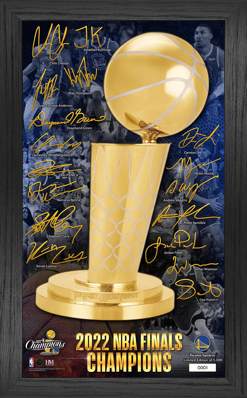 Highland Mint Golden State Warriors 2022 NBA Finals Champions Signature Trophy