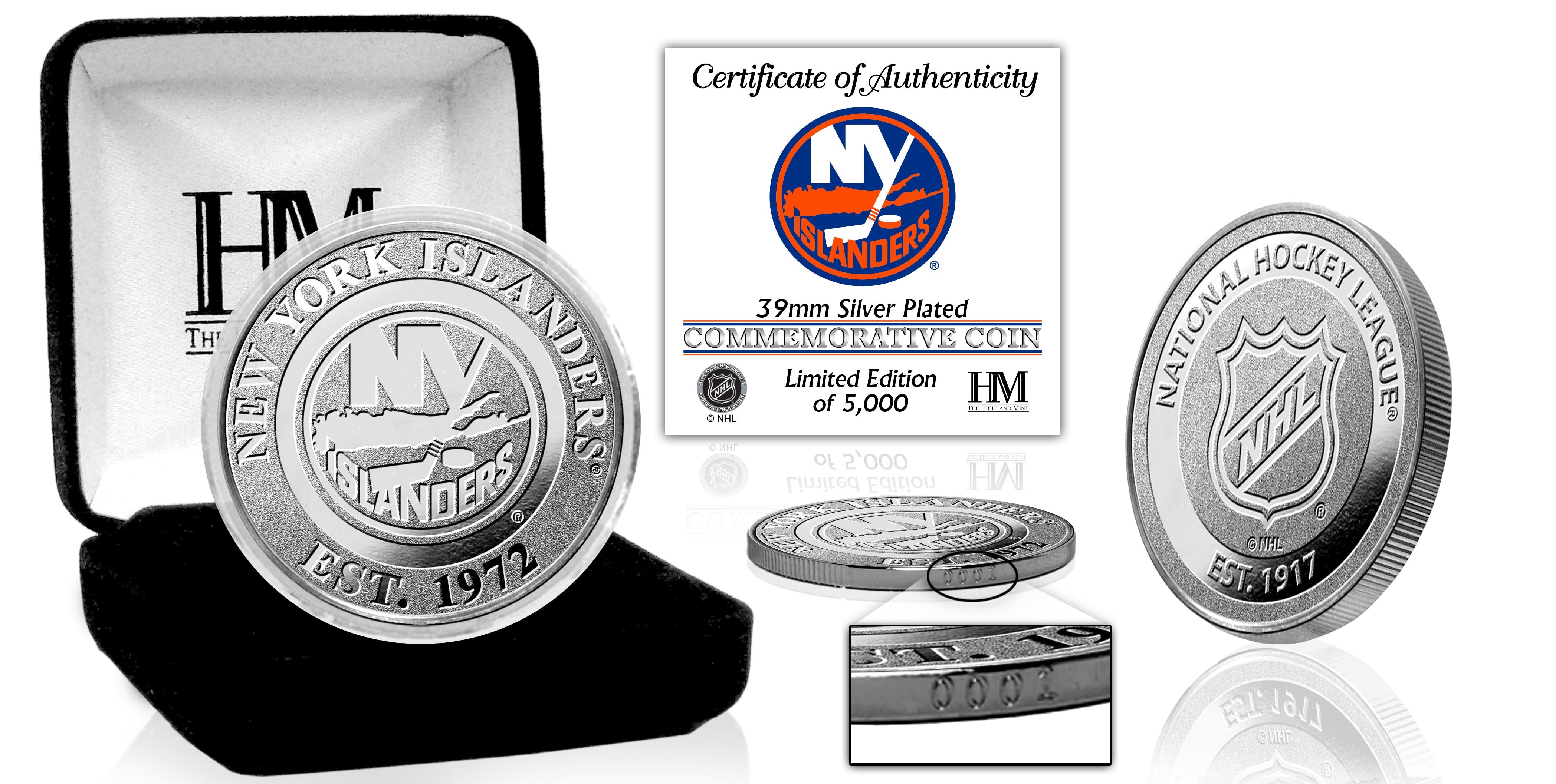 New York Islanders Silver Mint Coin