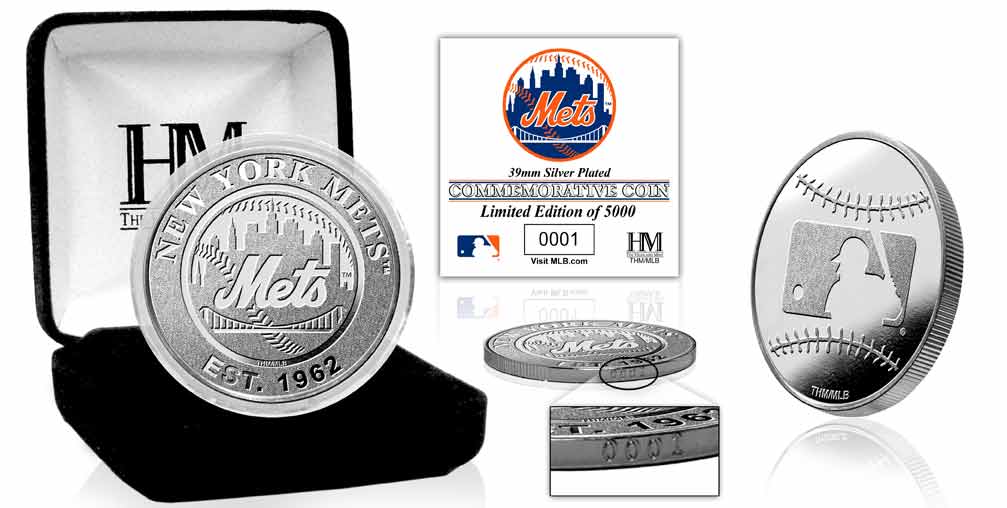 New York Mets Silver Coin