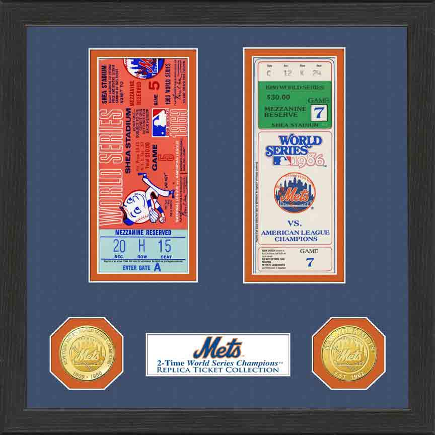 New York Mets World Series Ticket Collection