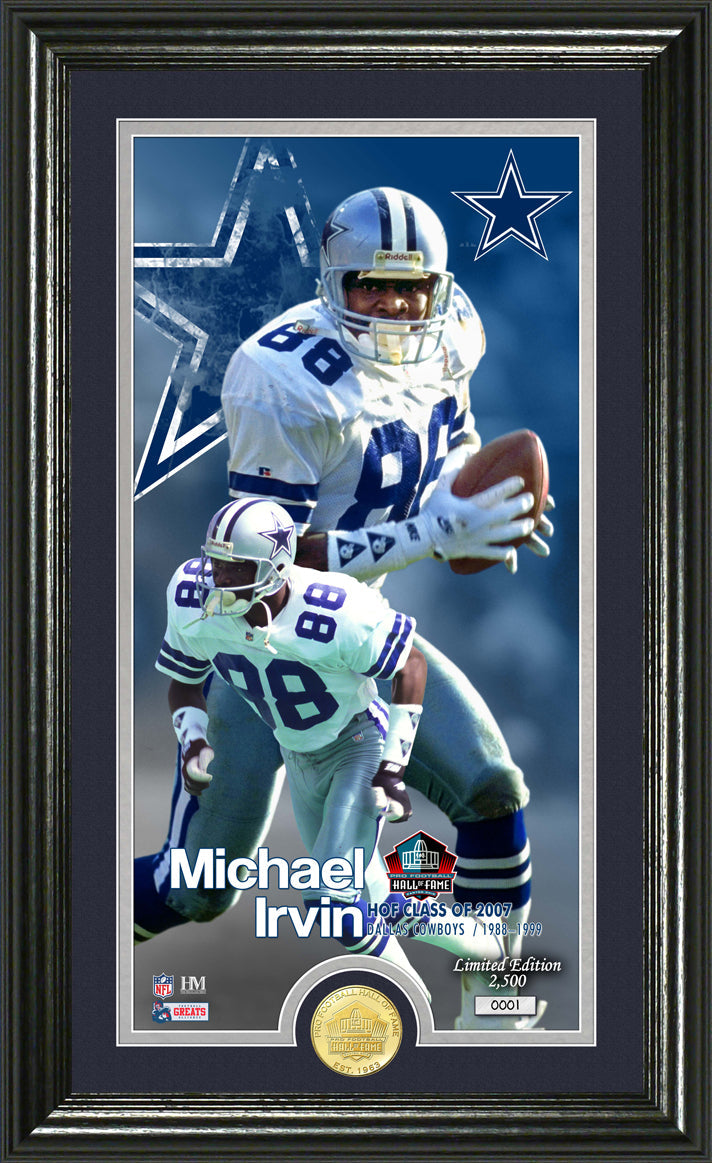 Michael Irvin Supreme Bronze Coin Photo Mint