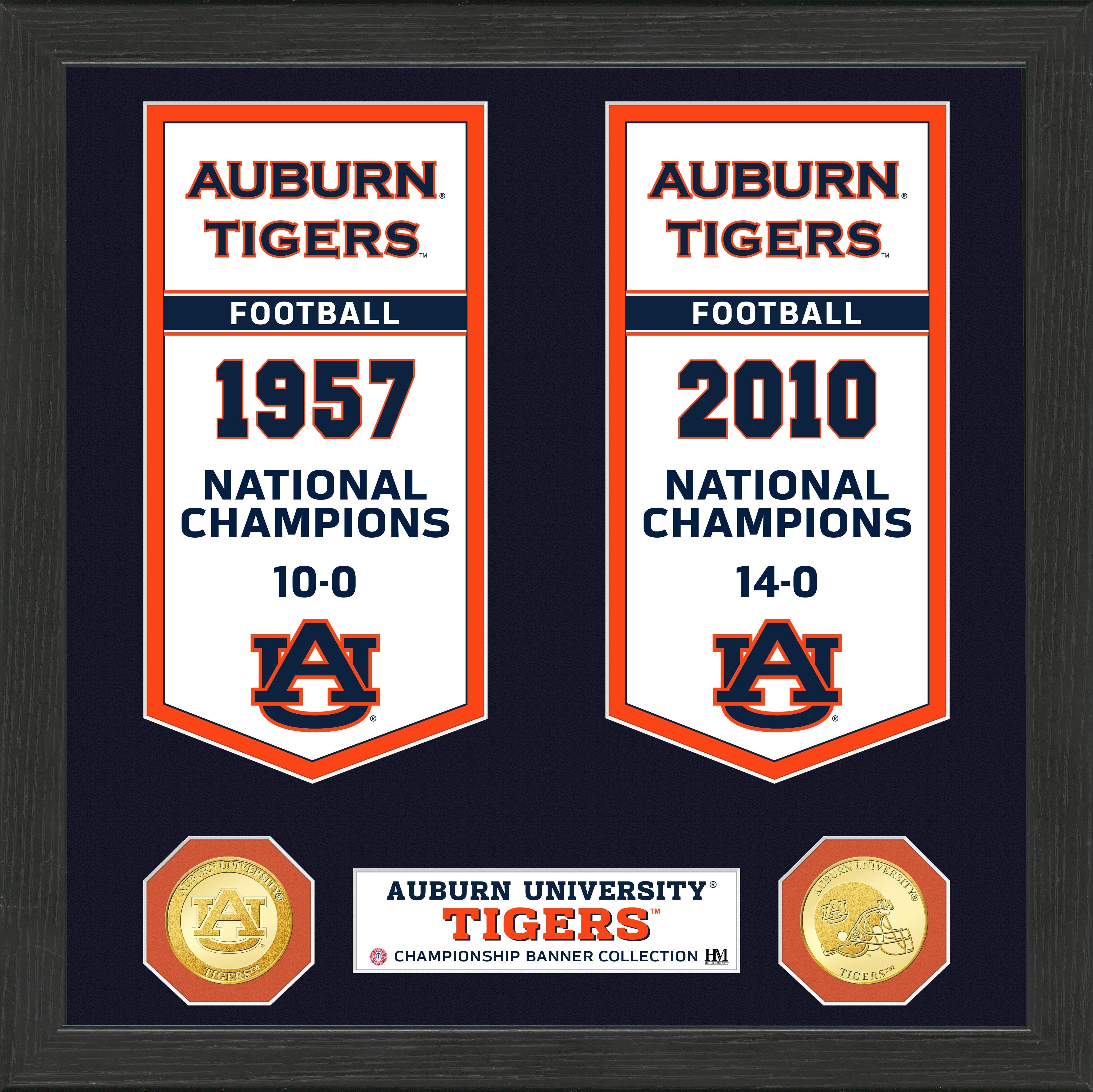 Auburn University Tigers National Champions Banner Collection Photo Mint