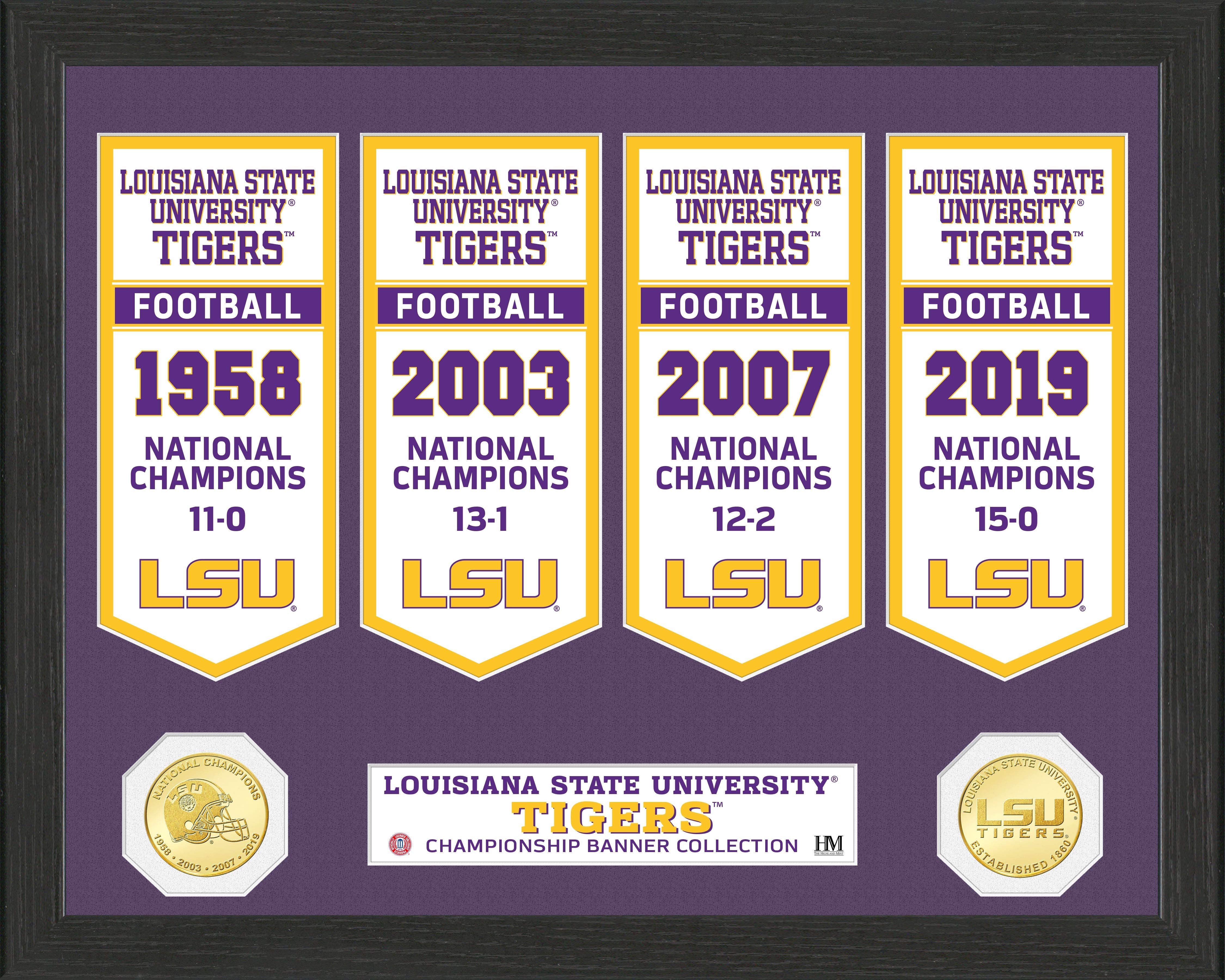 Louisiana State University Bronze Coin Banner