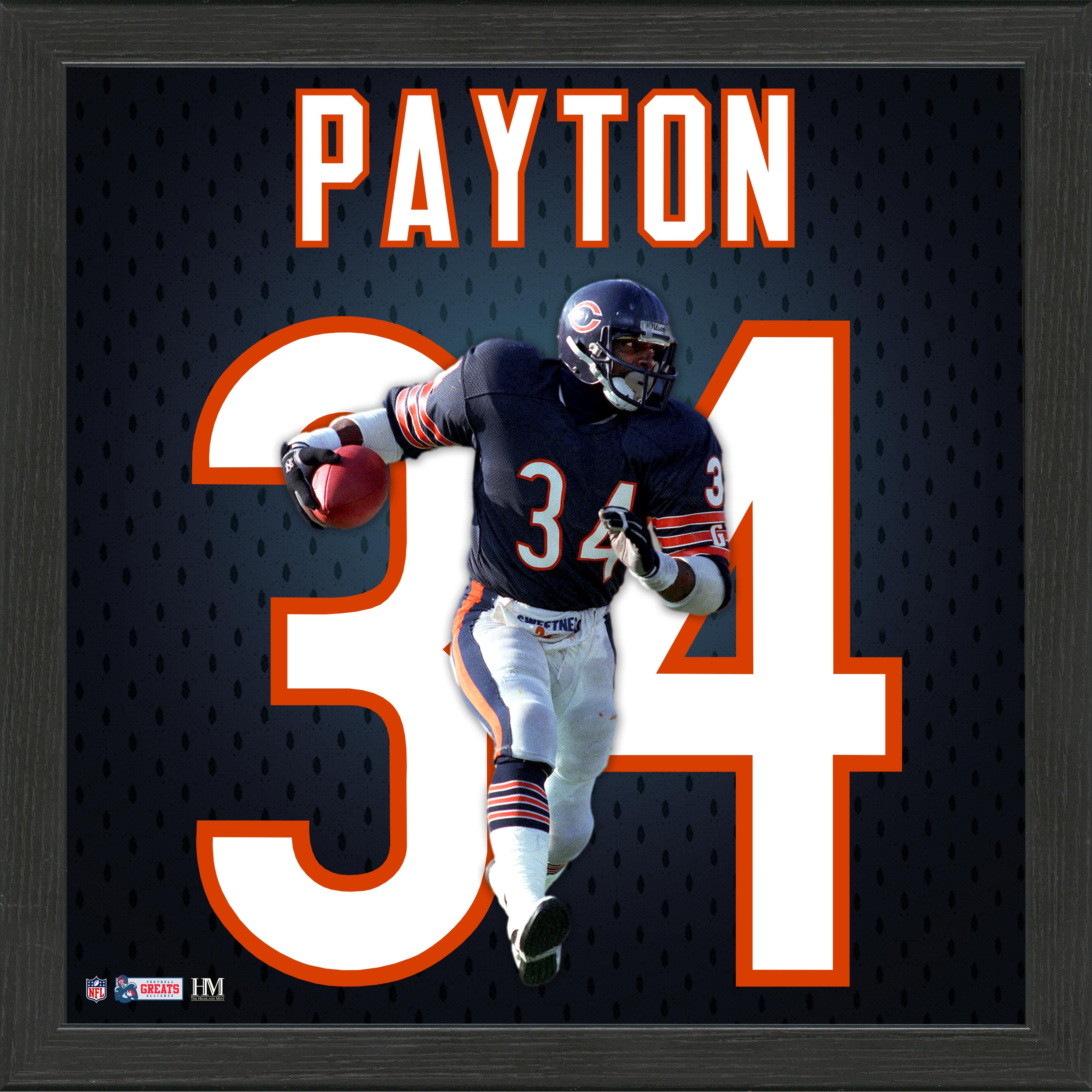 Walter Payton Jersey Number Frame