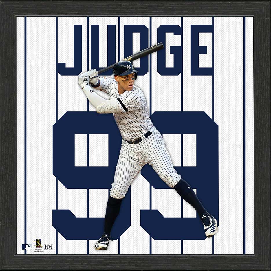 Aaron Judge Impact Jersey Framed Photo