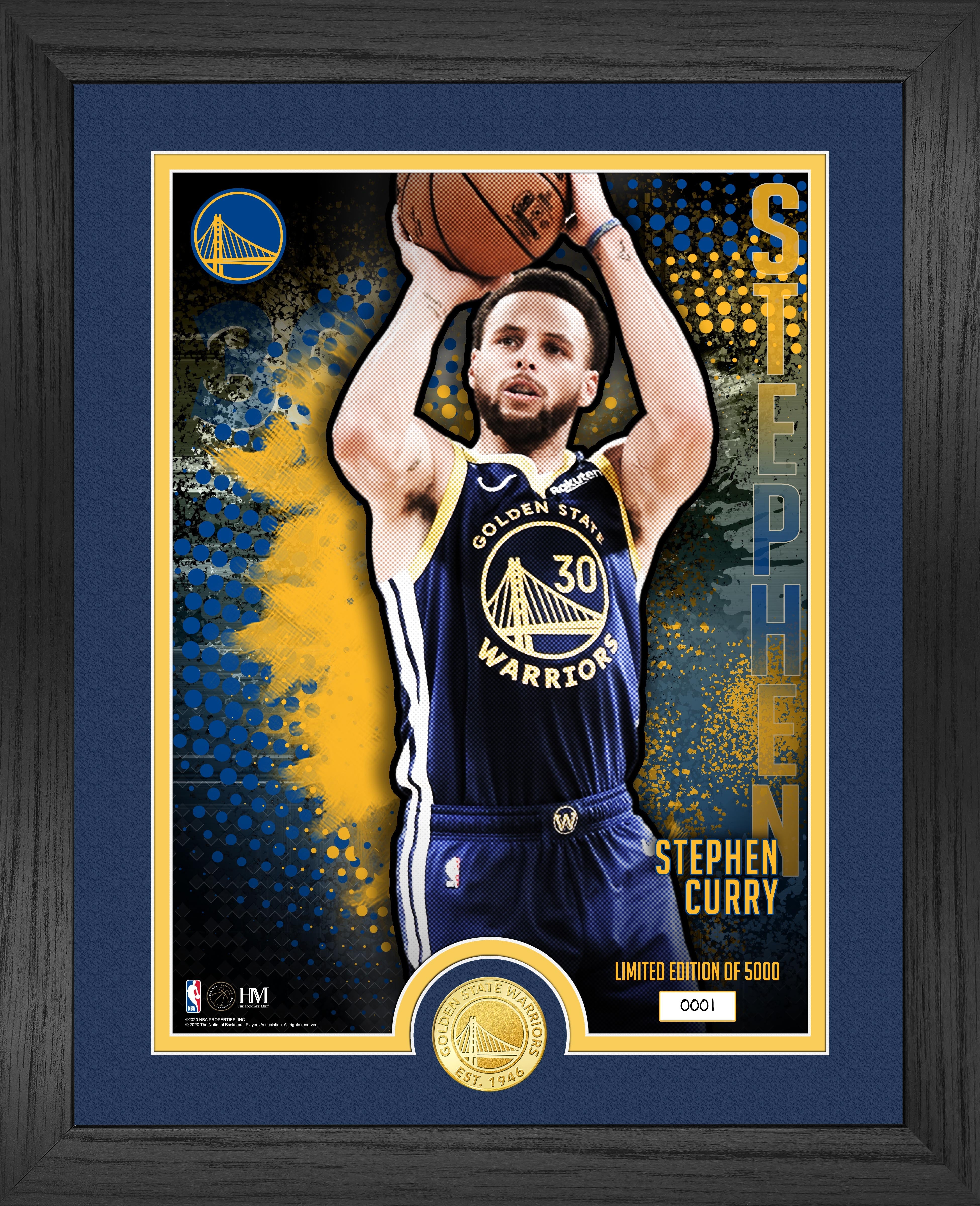 Stephen Curry Dominator Bronze Coin Photo Mint