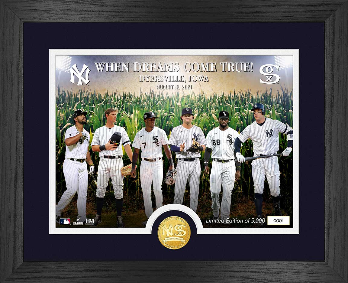 New York Yankees vs Chicago White Sox MLB Field of Dreams 2021 Bronze Coin Photo Mint