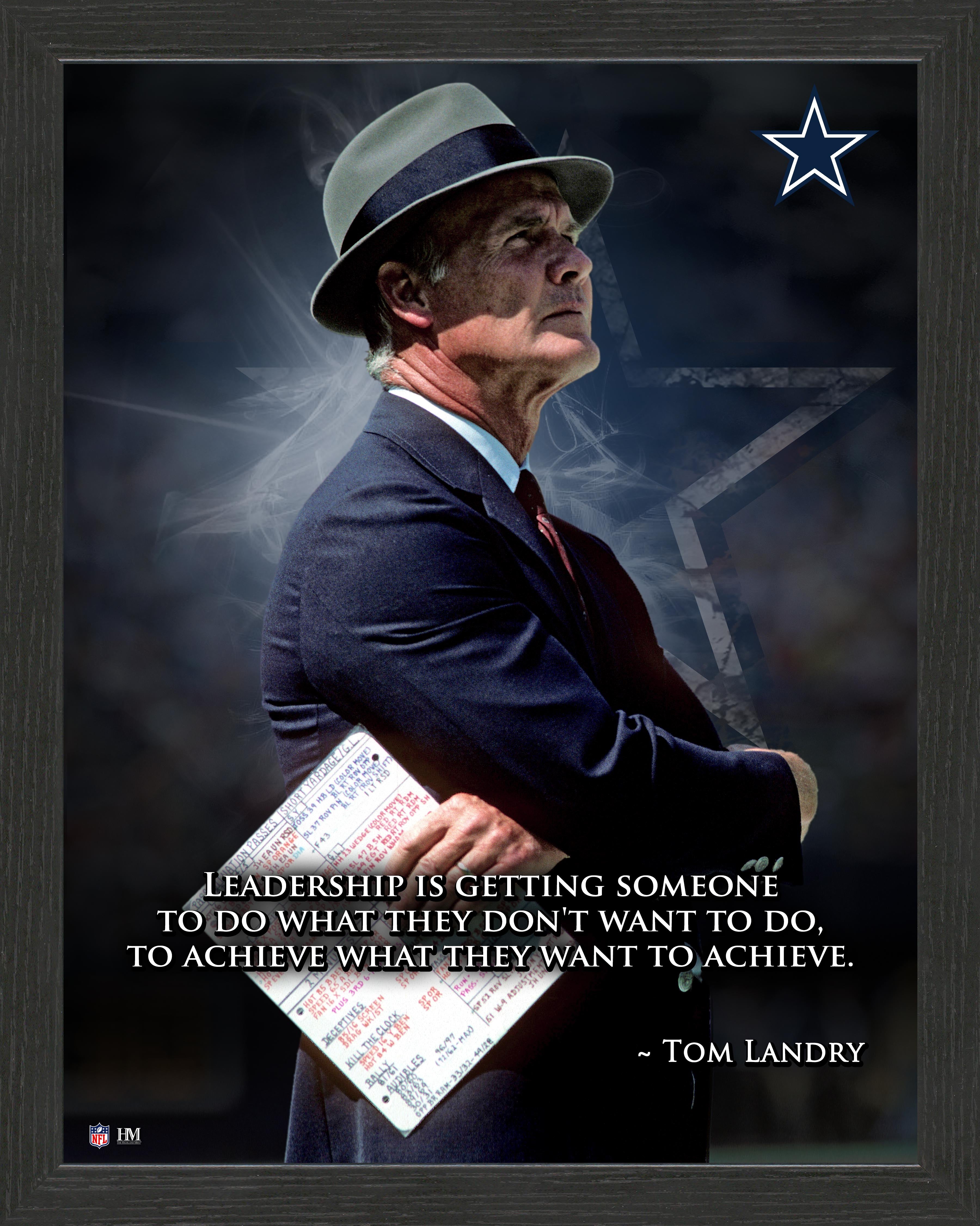 Tom Landry Inspiration Frame