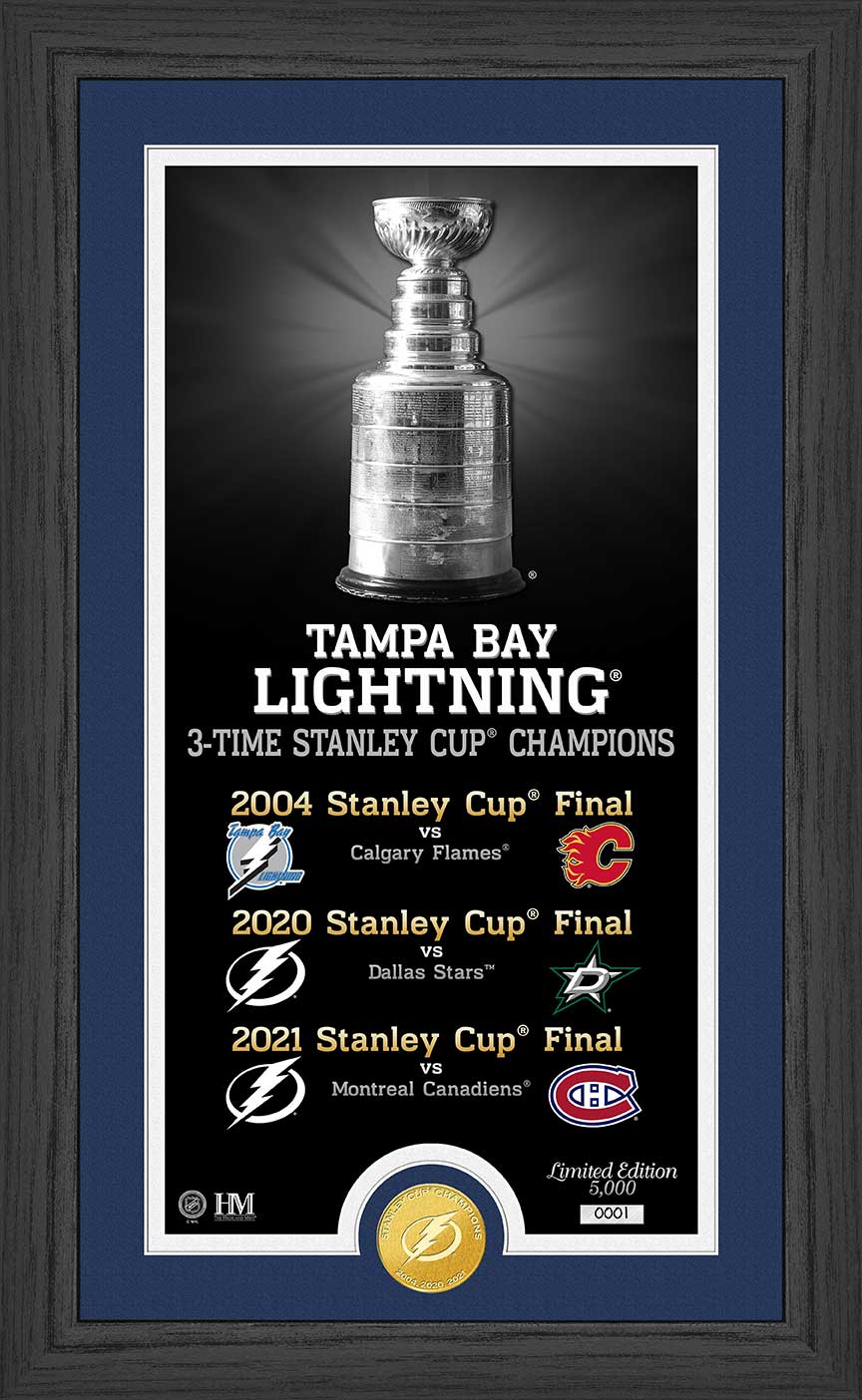 Tampa Bay Lightning Bronze Coin Legacy Photo Mint