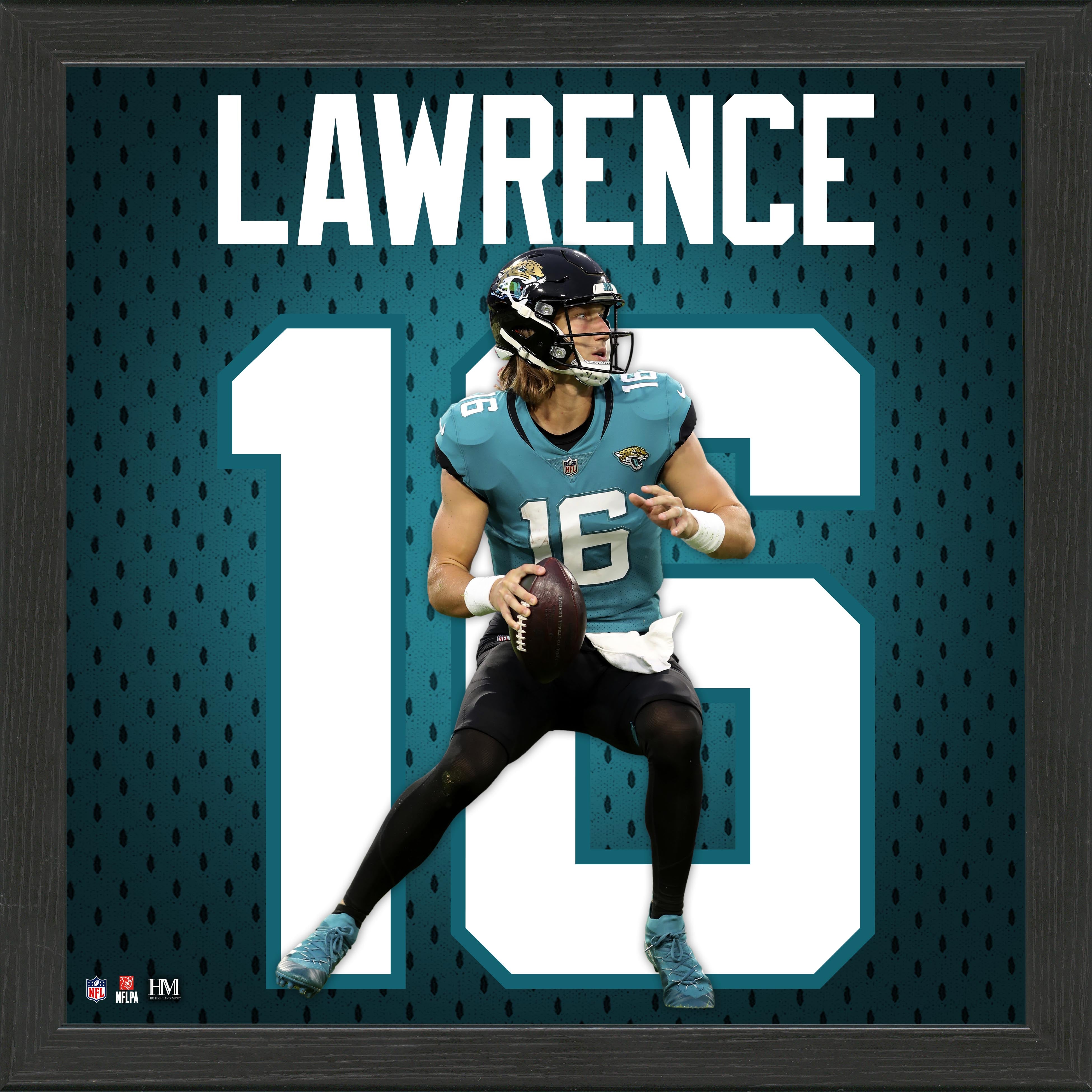 Trevor Lawrence Rookie Impact Jersey Frame