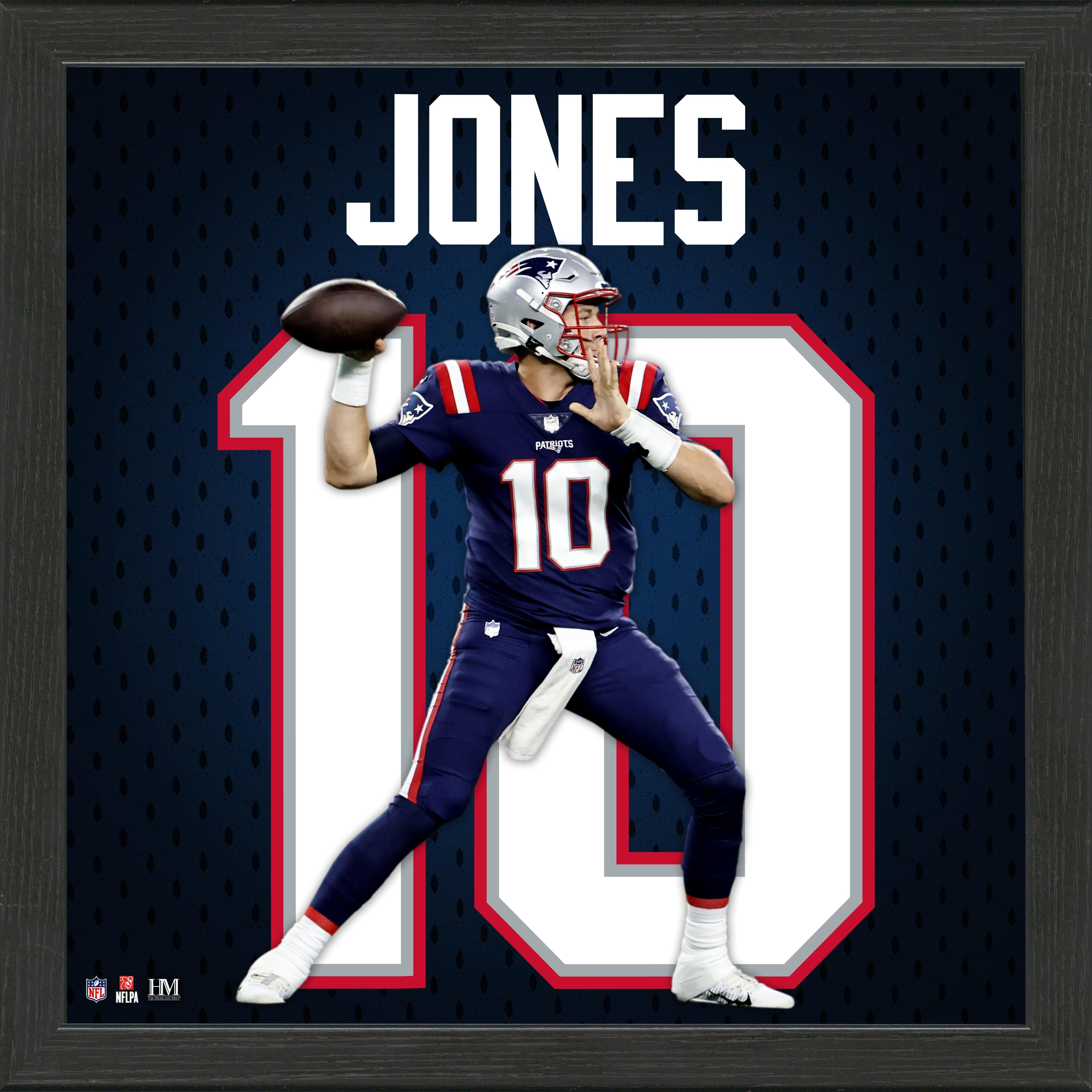 Mac Jones Rookie Impact Jersey Frame