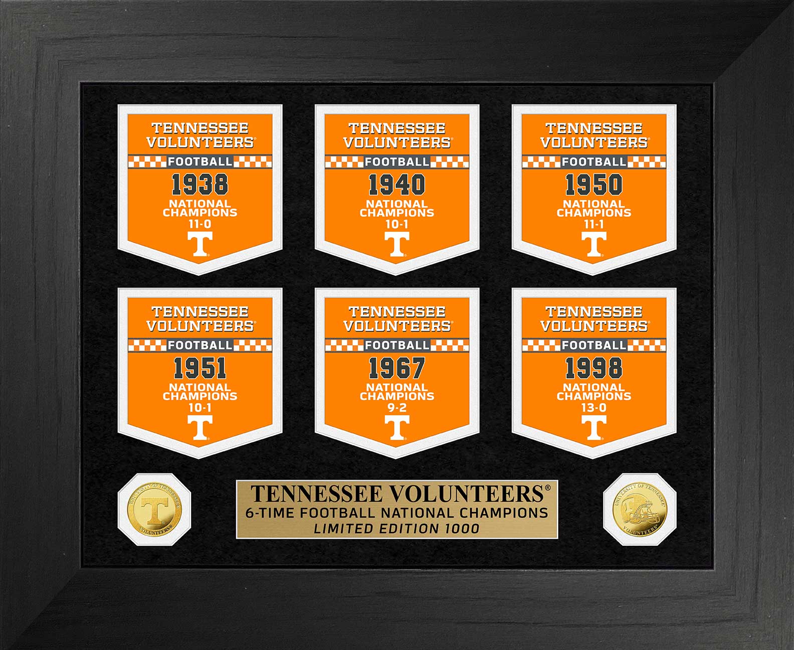 University of Tennessee Volunteers National Champions Deluxe Banner Collection