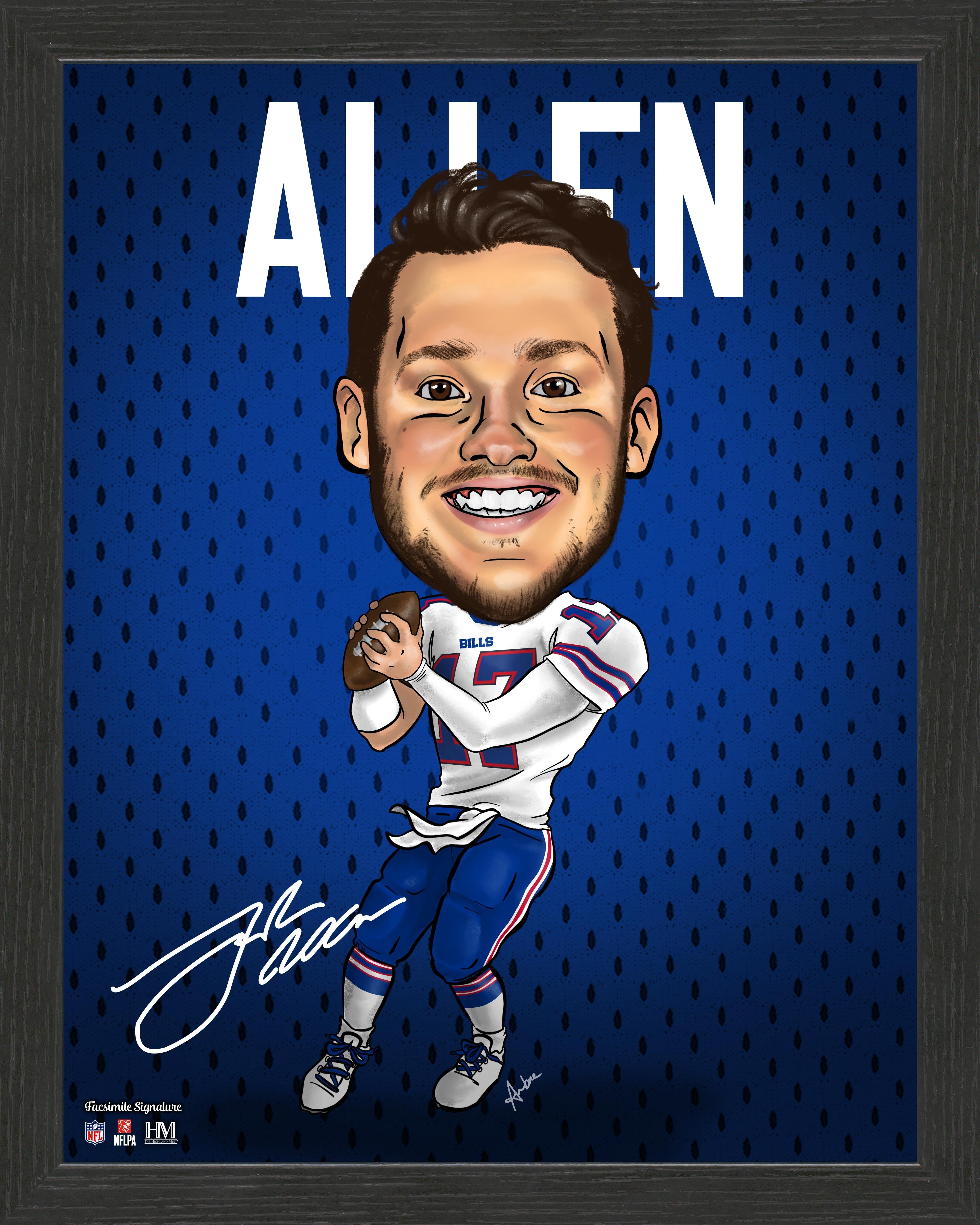 Josh Allen Framed Dynamo