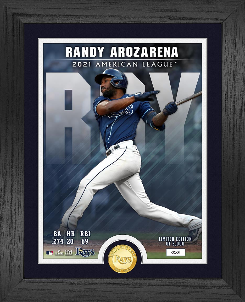 Randy Arozarena 2021 AL ROY Bronze Coin Photo Mint