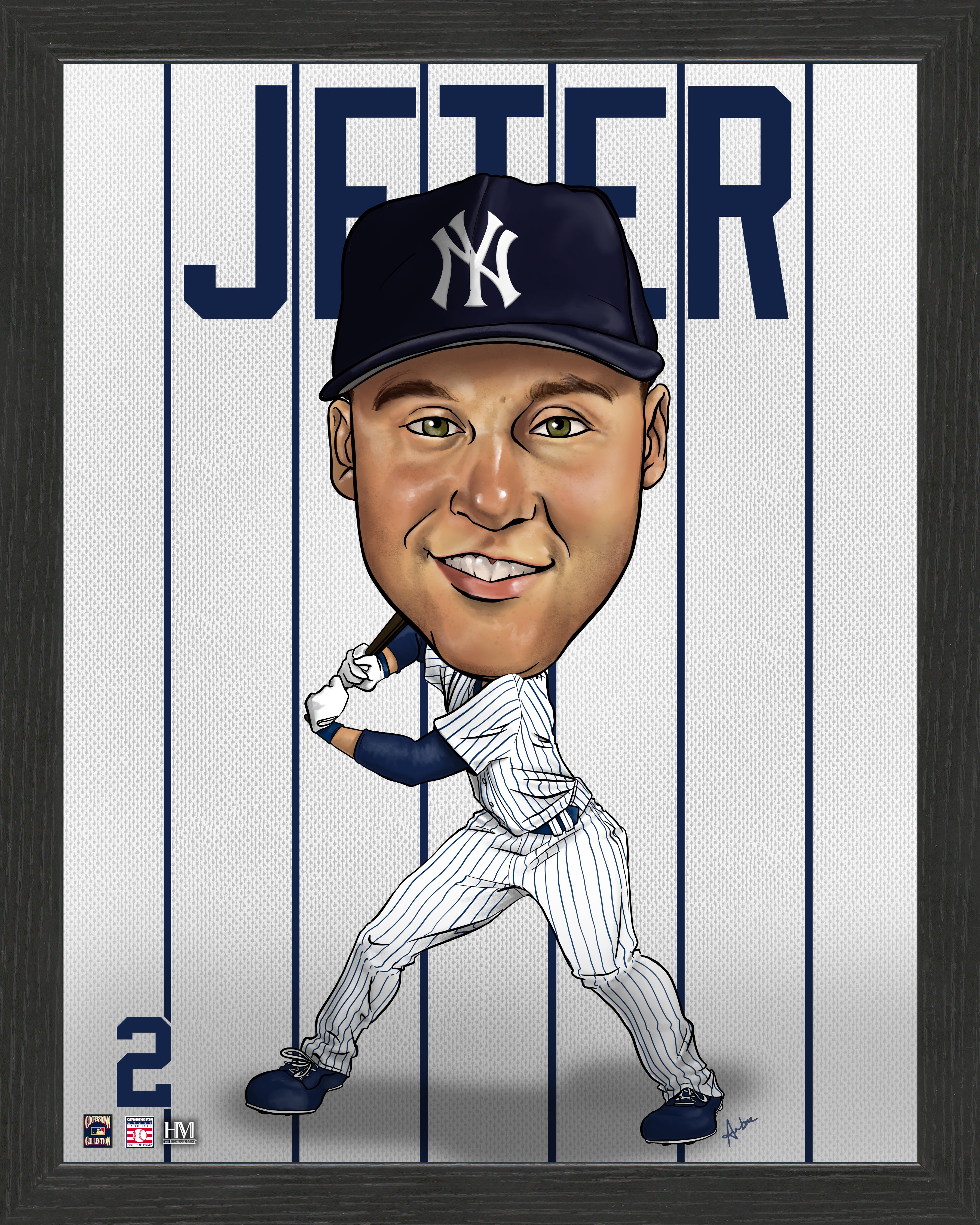 Derek Jeter Yankees Framed Dynamo