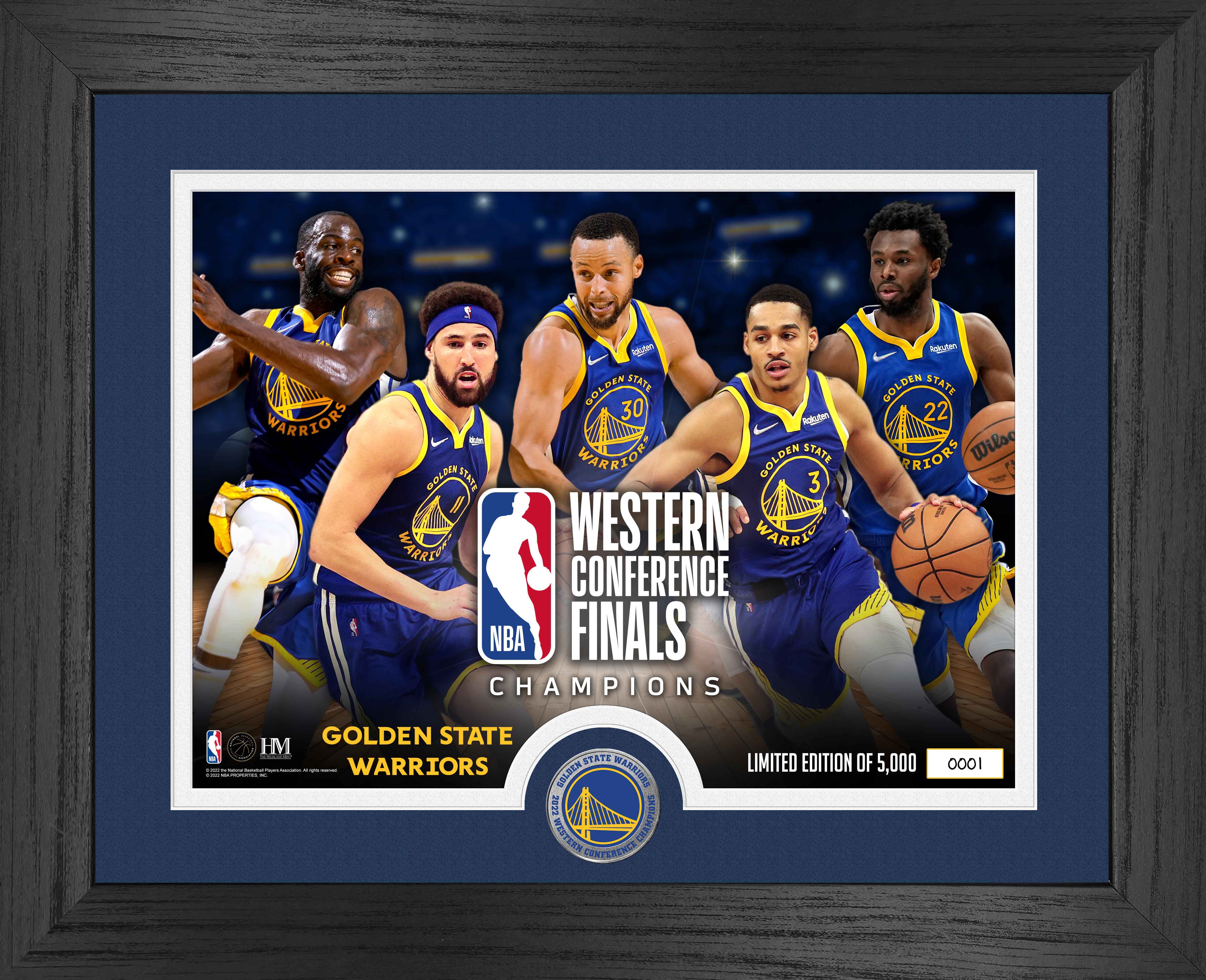 Golden State Warriors 2022 NBA Finals Team Force Silver Coin Photo Mint