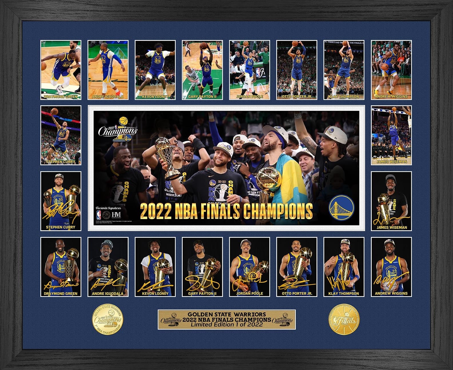 Golden State Warriors 2022 NBA Finals Champions Memorable Moments Photo Mint