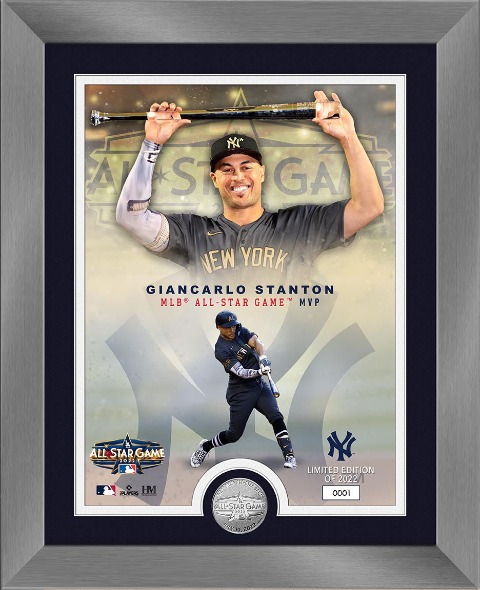 Giancarlo Stanton 2022 MLB All Star Game MVP Silver Coin Photo Mint