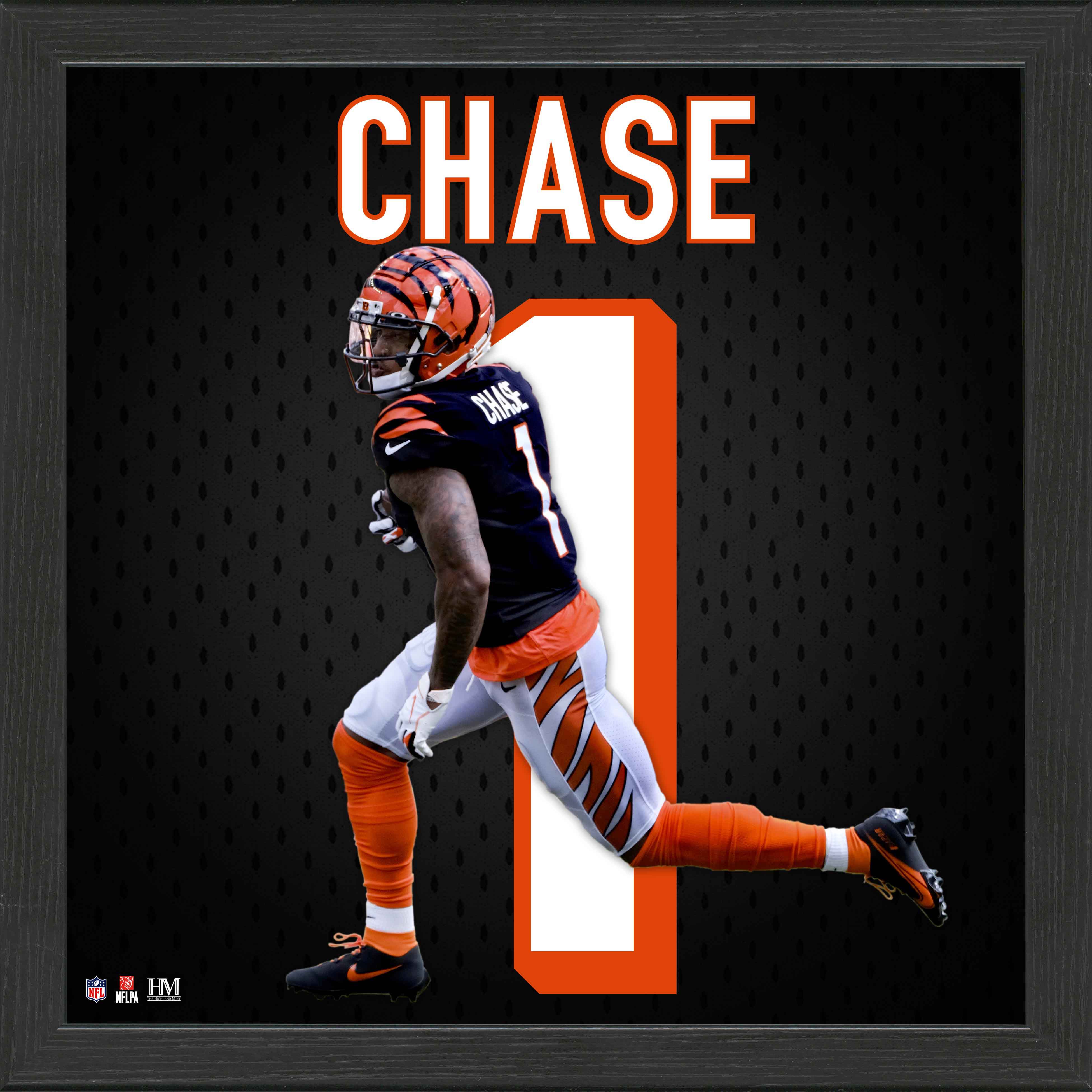 J'Marr Chase Jersey Impact Frame