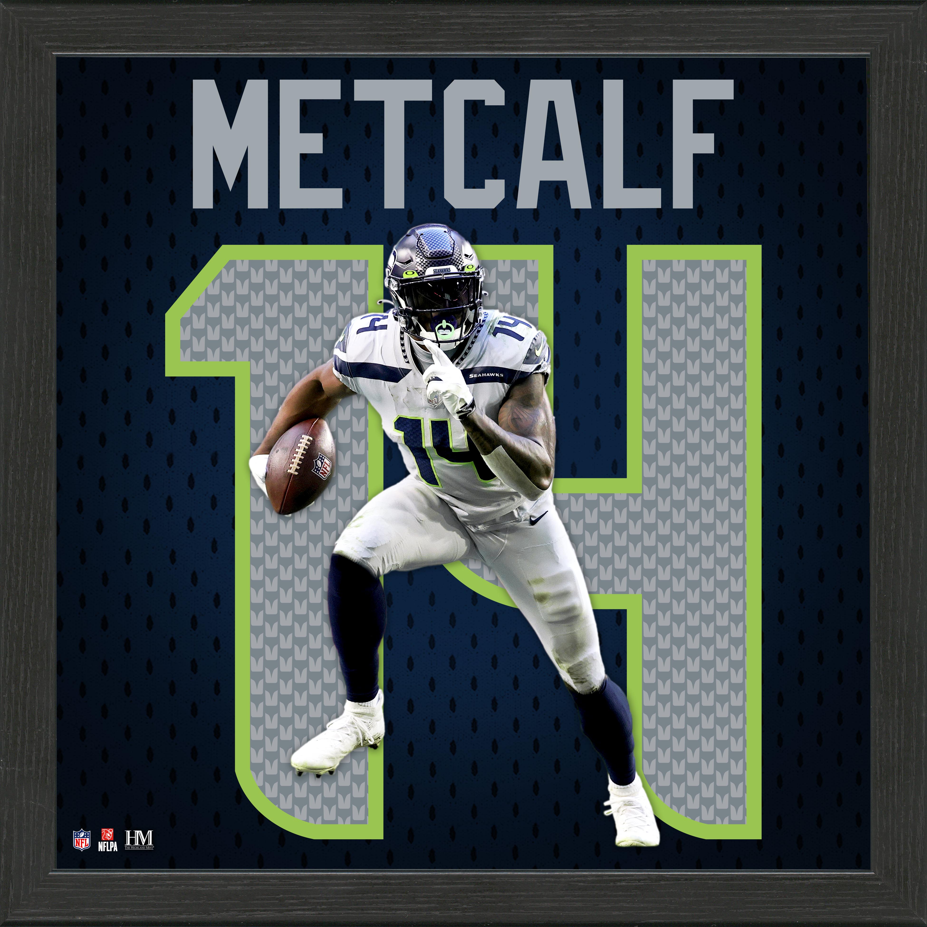 DK Metcalf Seattle Seahawks Jersey Impact Frame