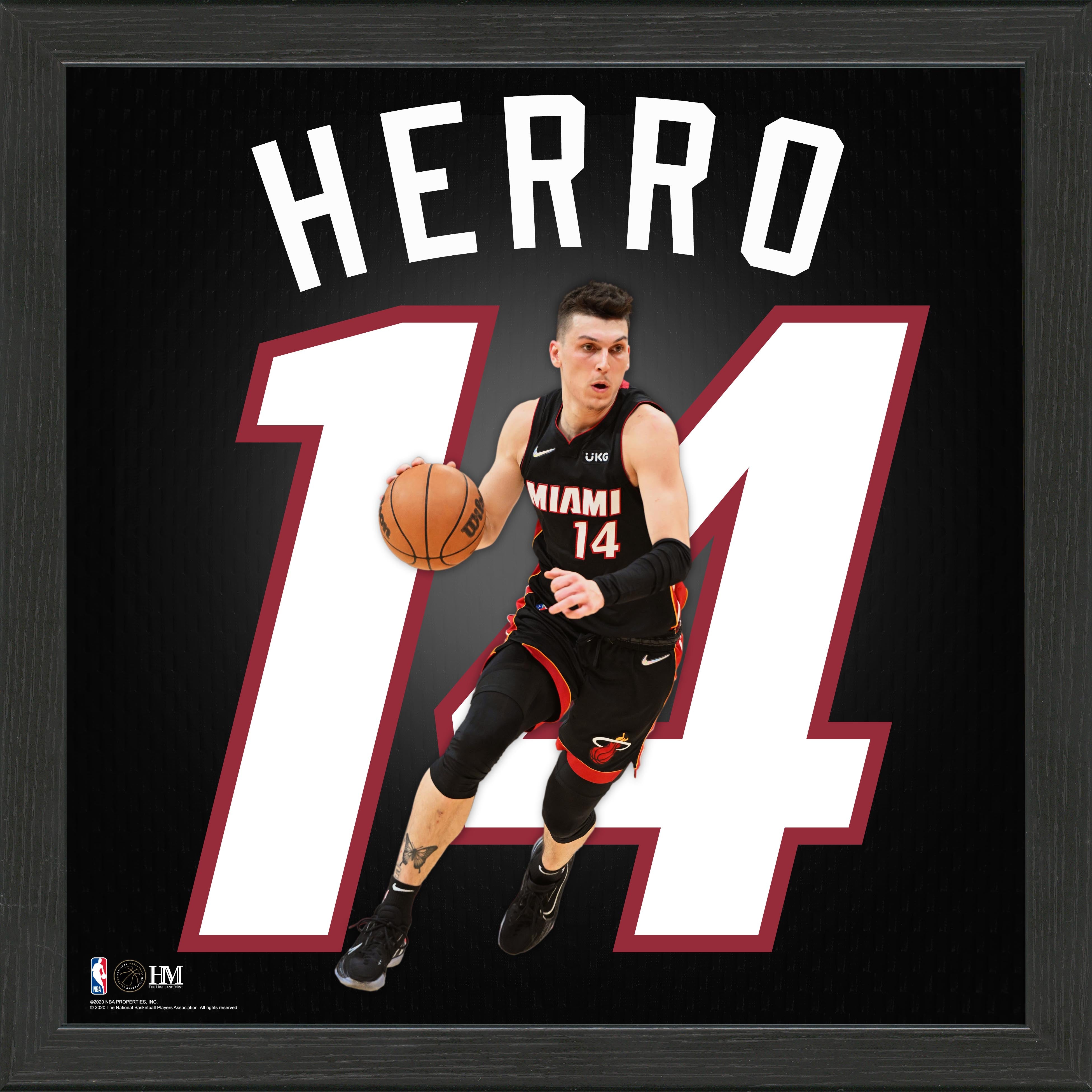 Tyler Herro Impact Jersey Frame