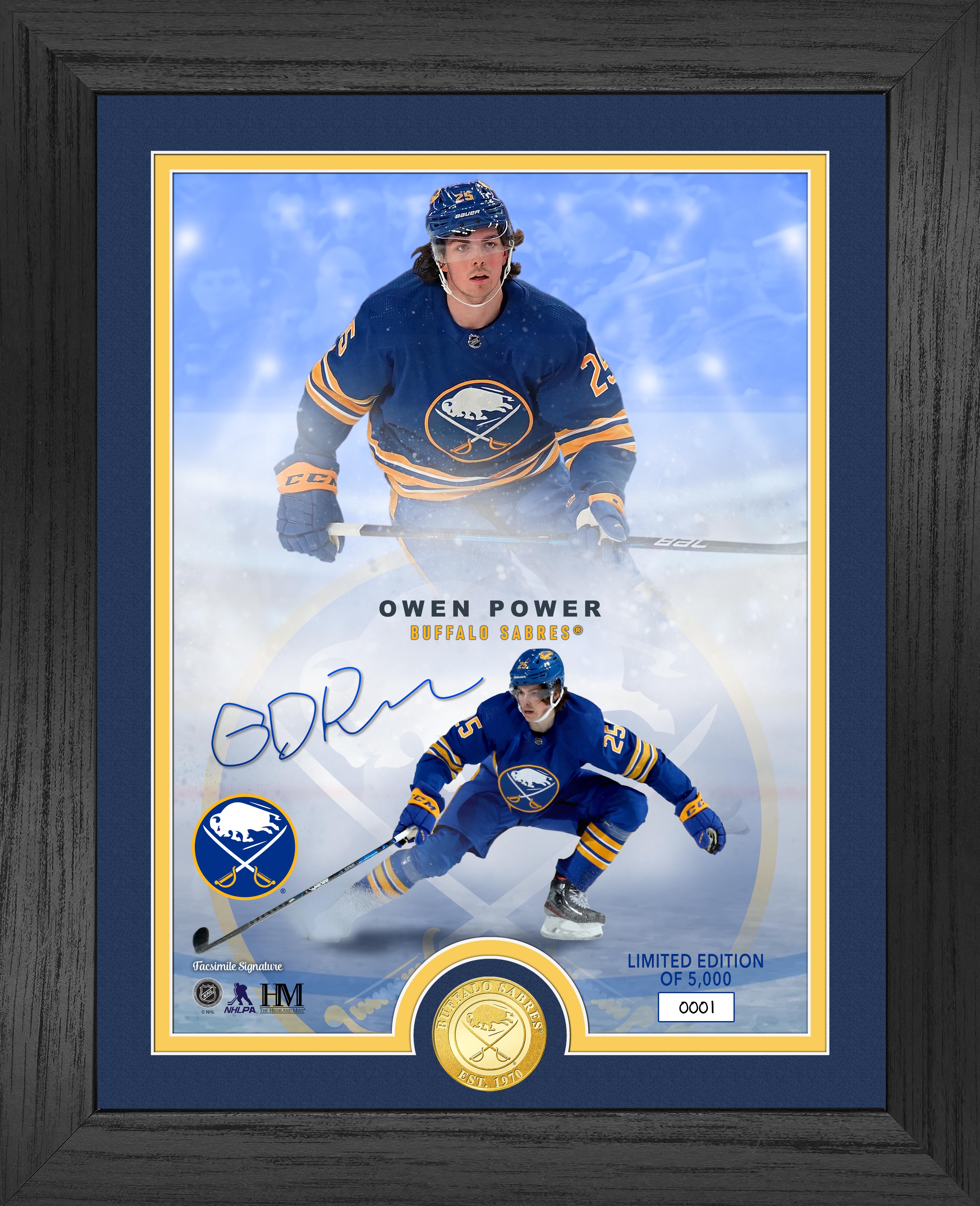 Buffalo Sabres Owen Power Legends Bronze Coin Photo Mint