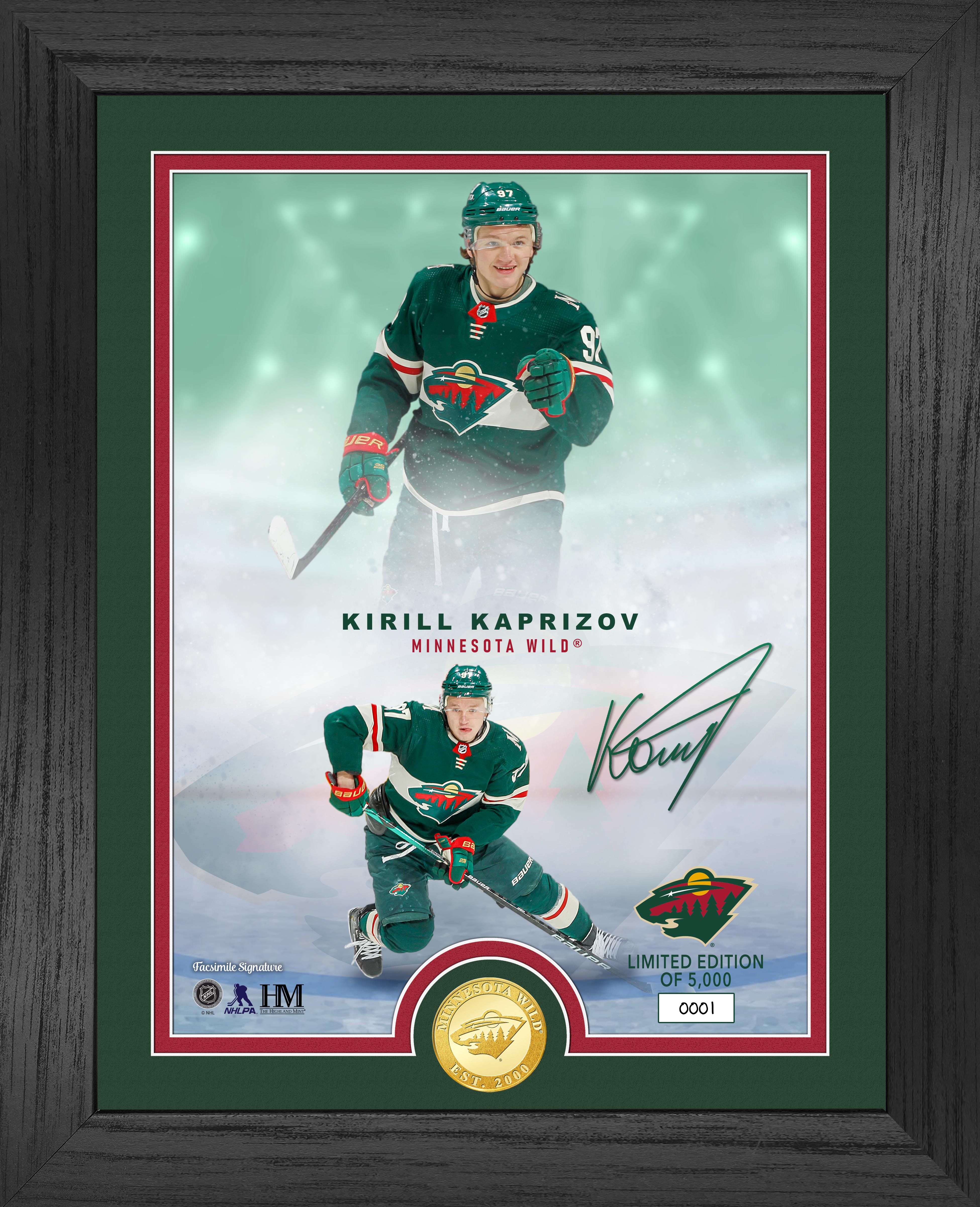 Minnesota Wild Kirill Kaprizov Legends Bronze Coin Photo Mint