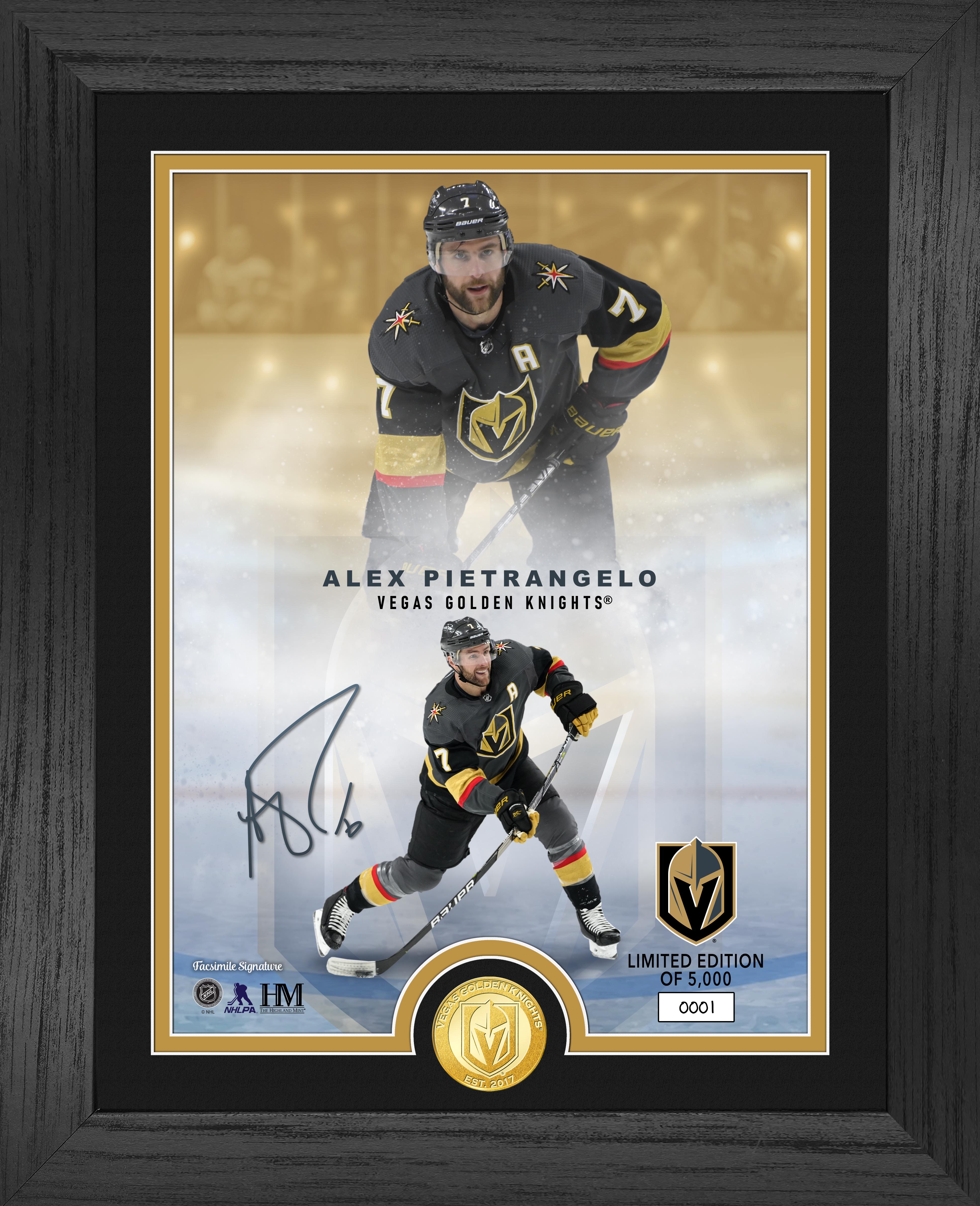 Vegas Golden Knights Alex Pietrangelo Legends Bronze Coin Photo Mint