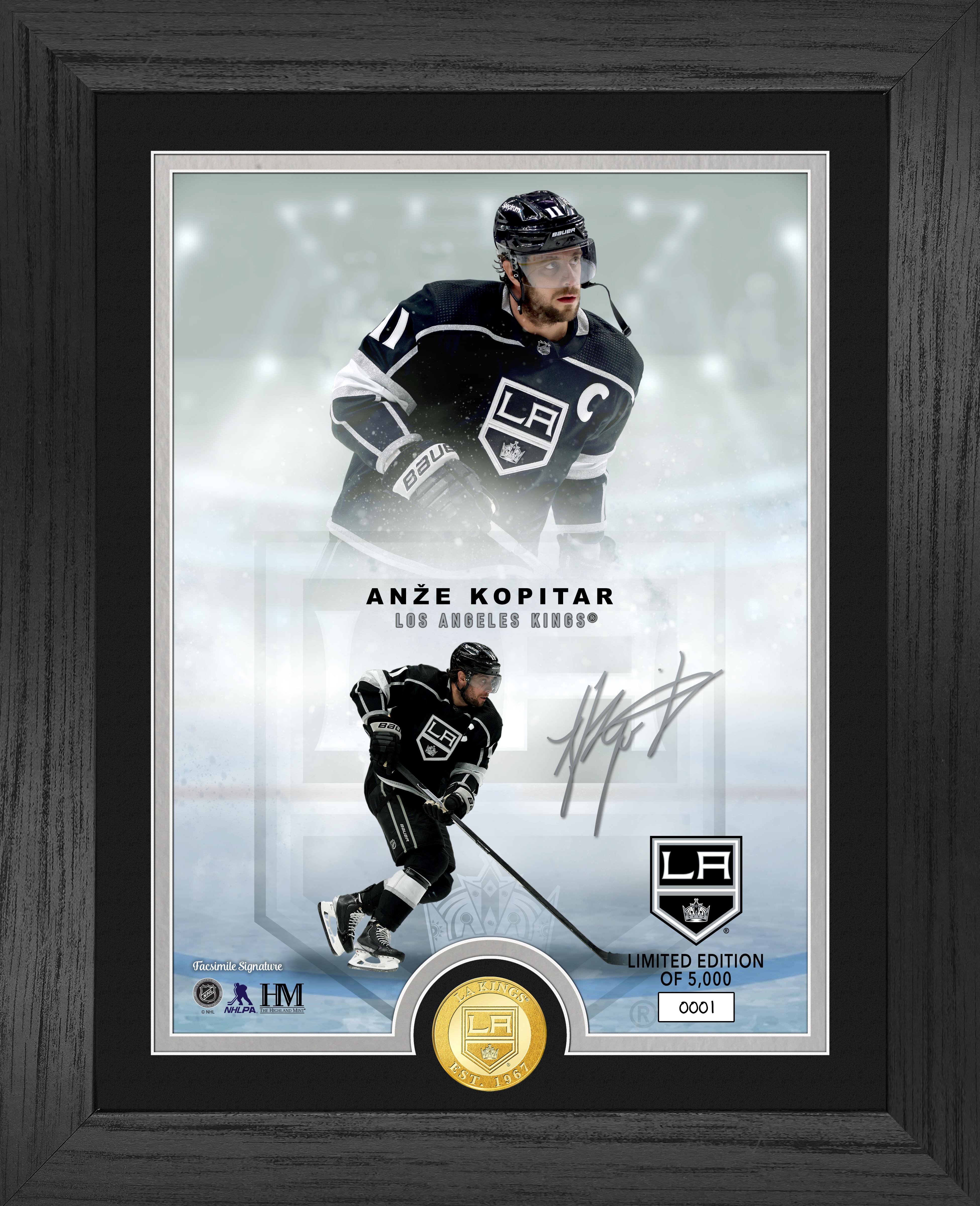 Los Angeles Kings Anze Kopitar Legends Silver Coin Photo Mint