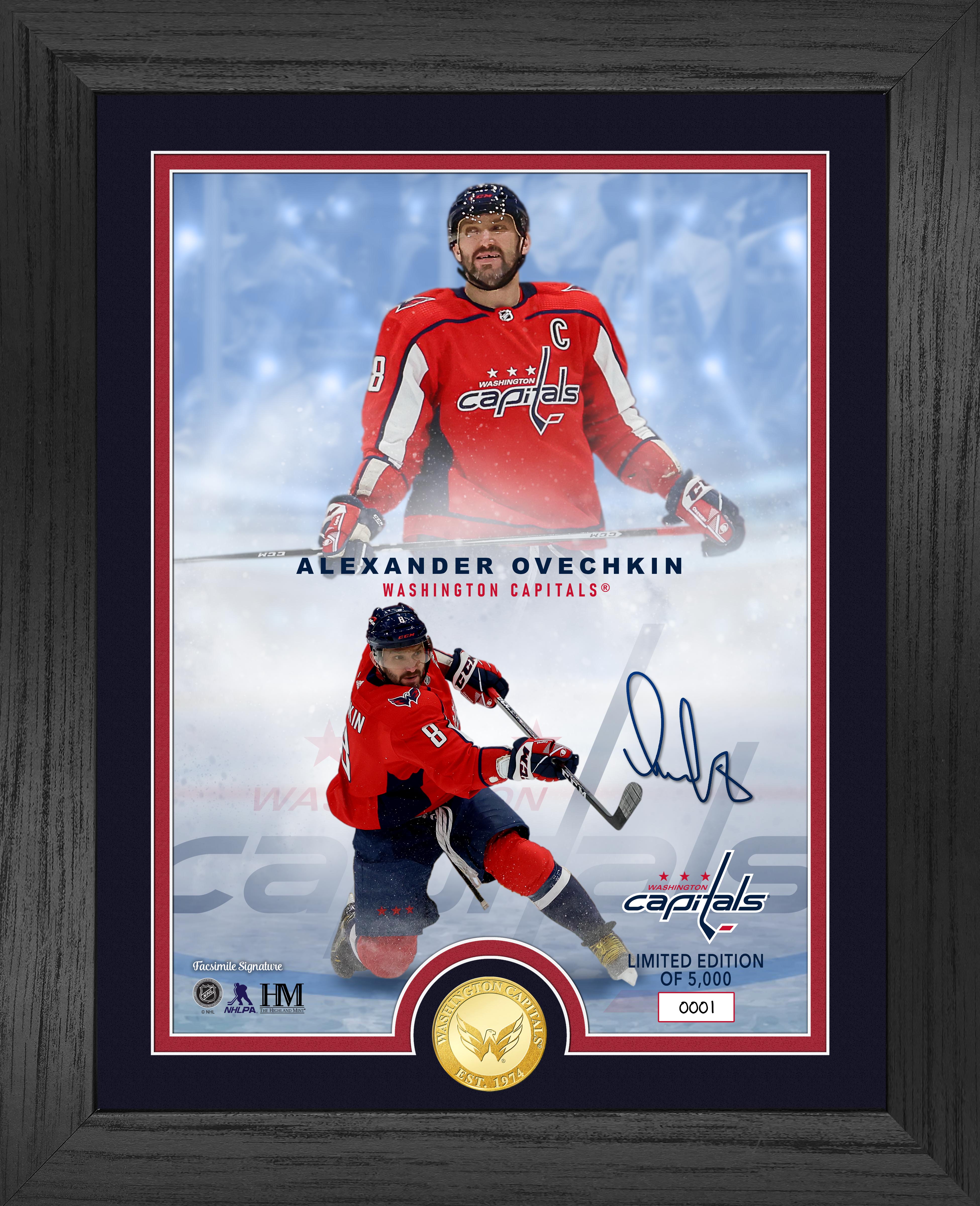 Washington Capitals Alex Ovechkin Legends Silver Coin Photo Mint