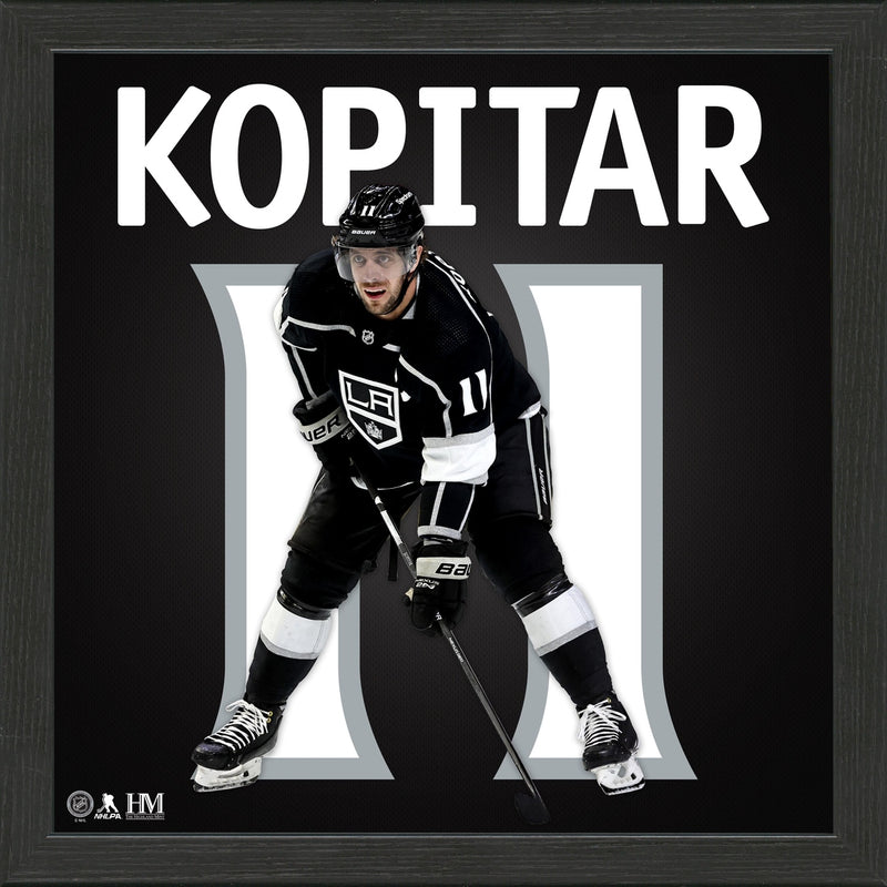 Anze Kopitar Los Angeles Kings IMPACT Jersey Frame