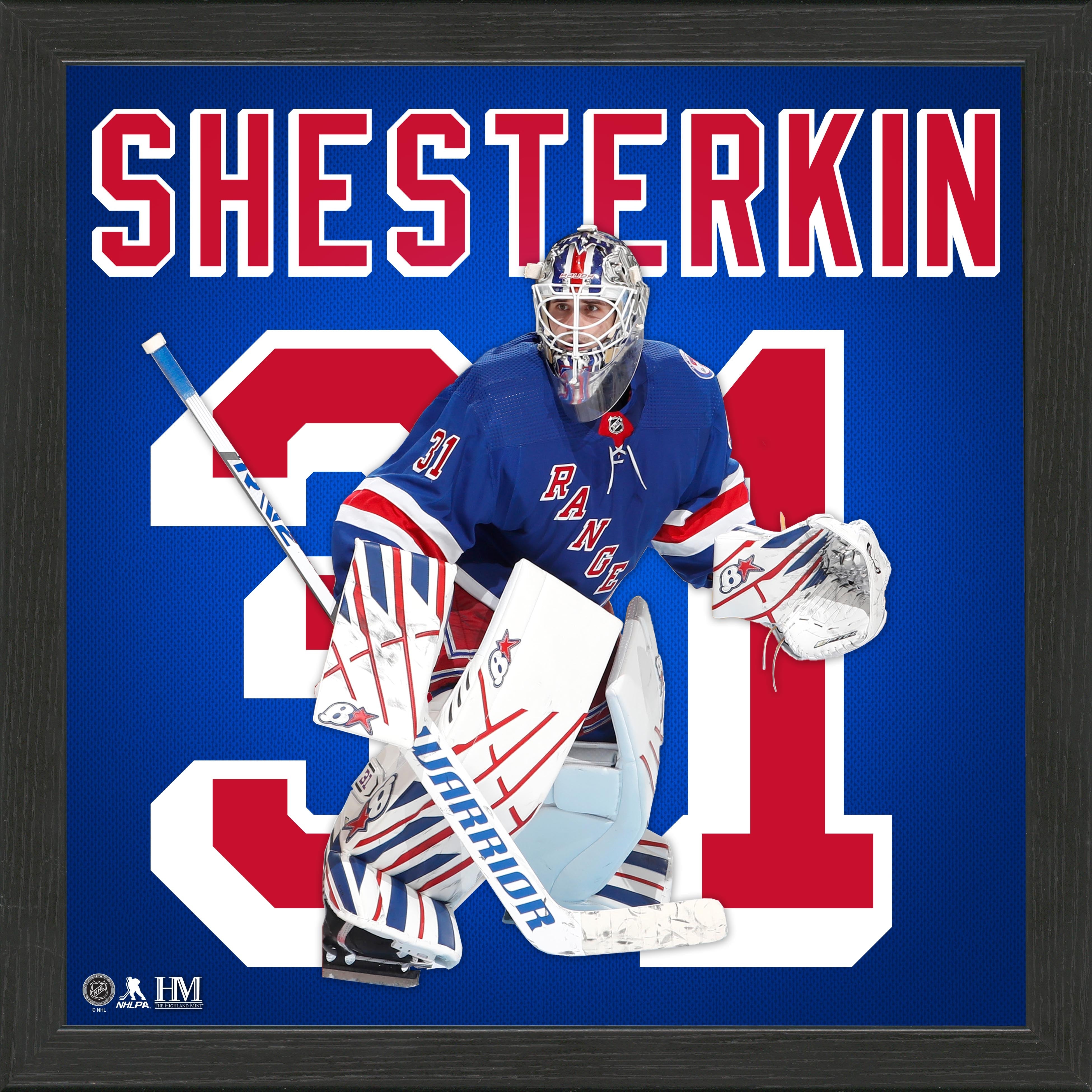 Igor Shesterkin New York Rangers IMPACT Jersey Frame