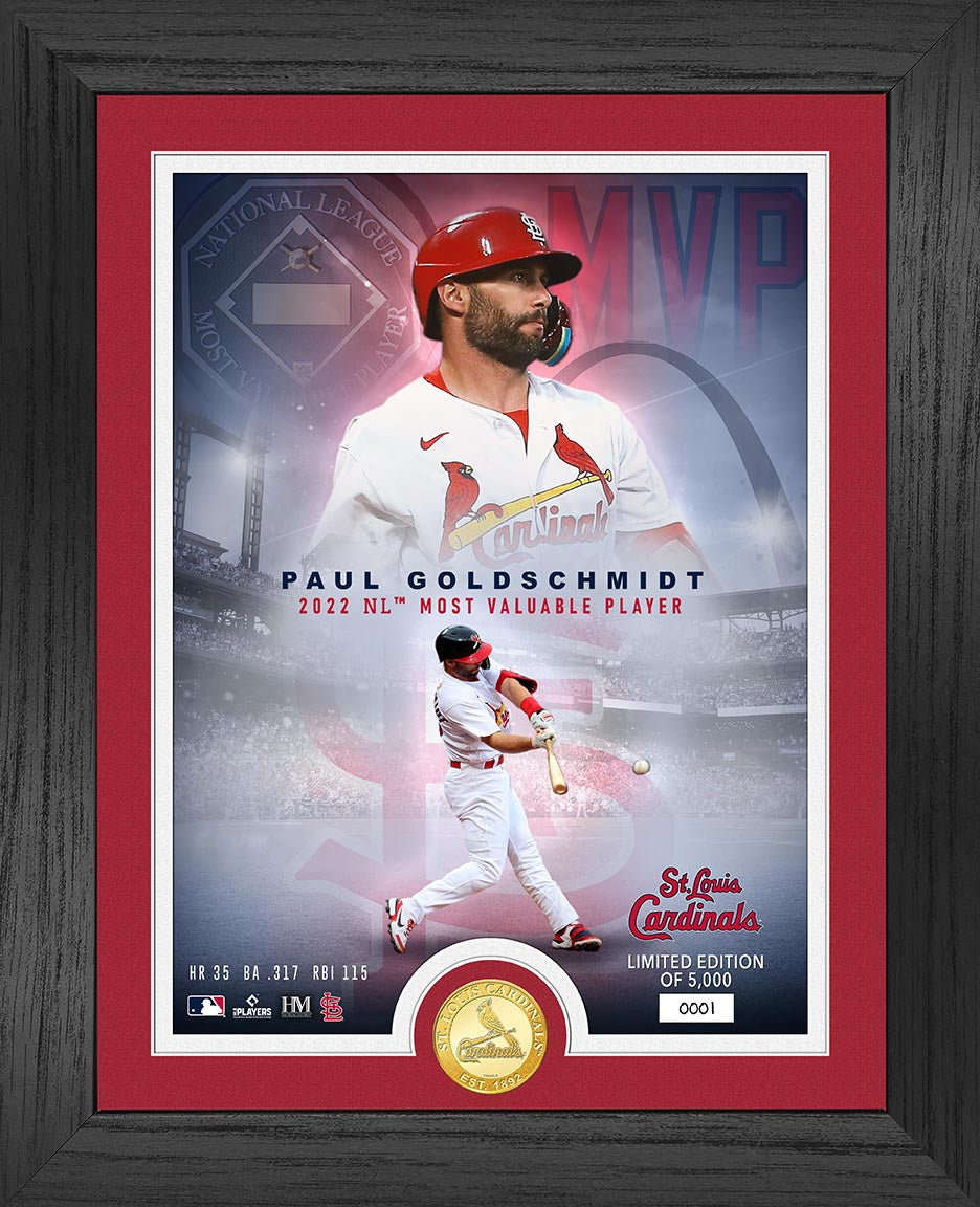 Paul Goldschmidt 2022 N.L. MVP Bronze Coin Photo Mint