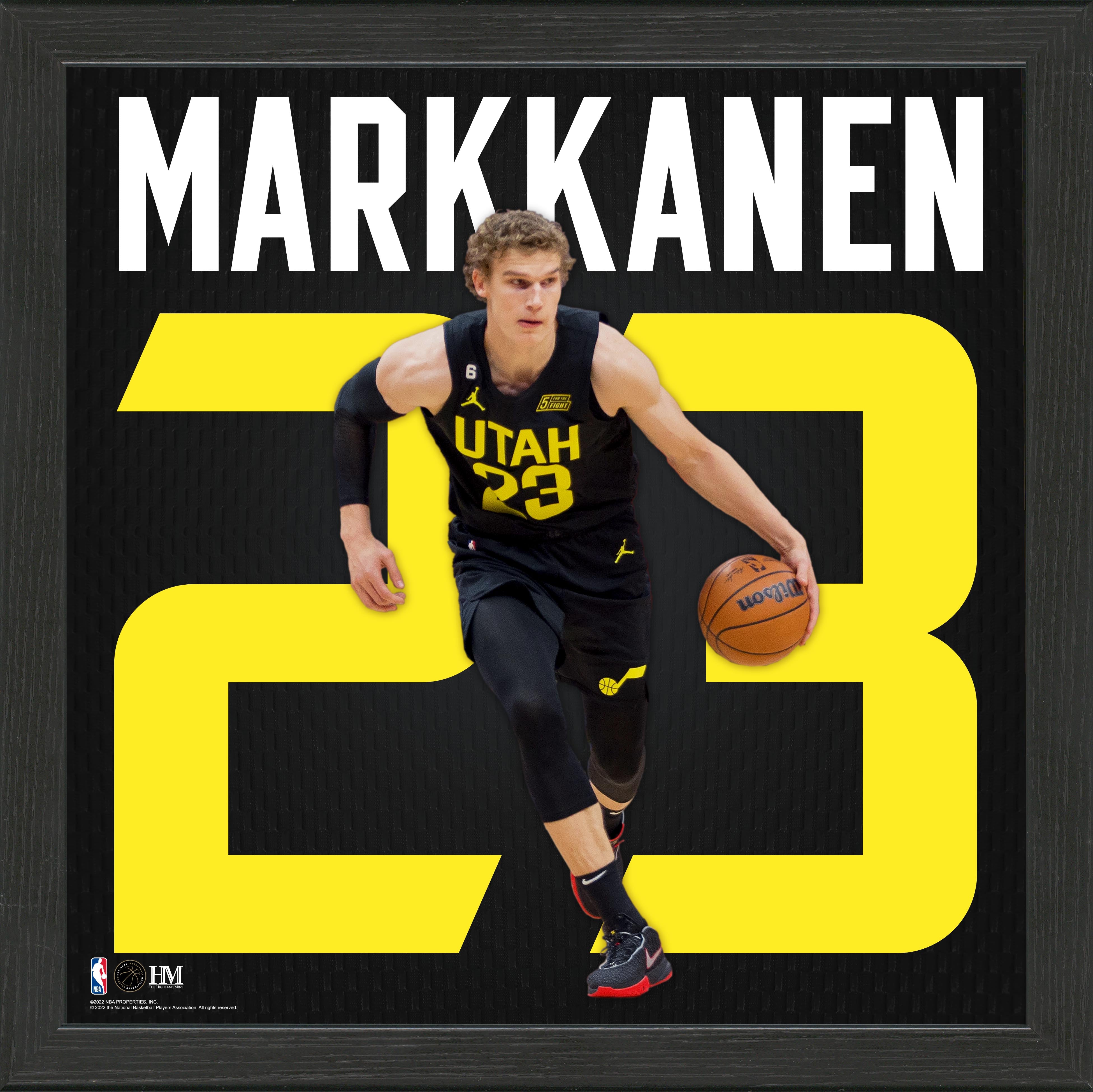 Lauri Markkanen Impact Jersey Frame