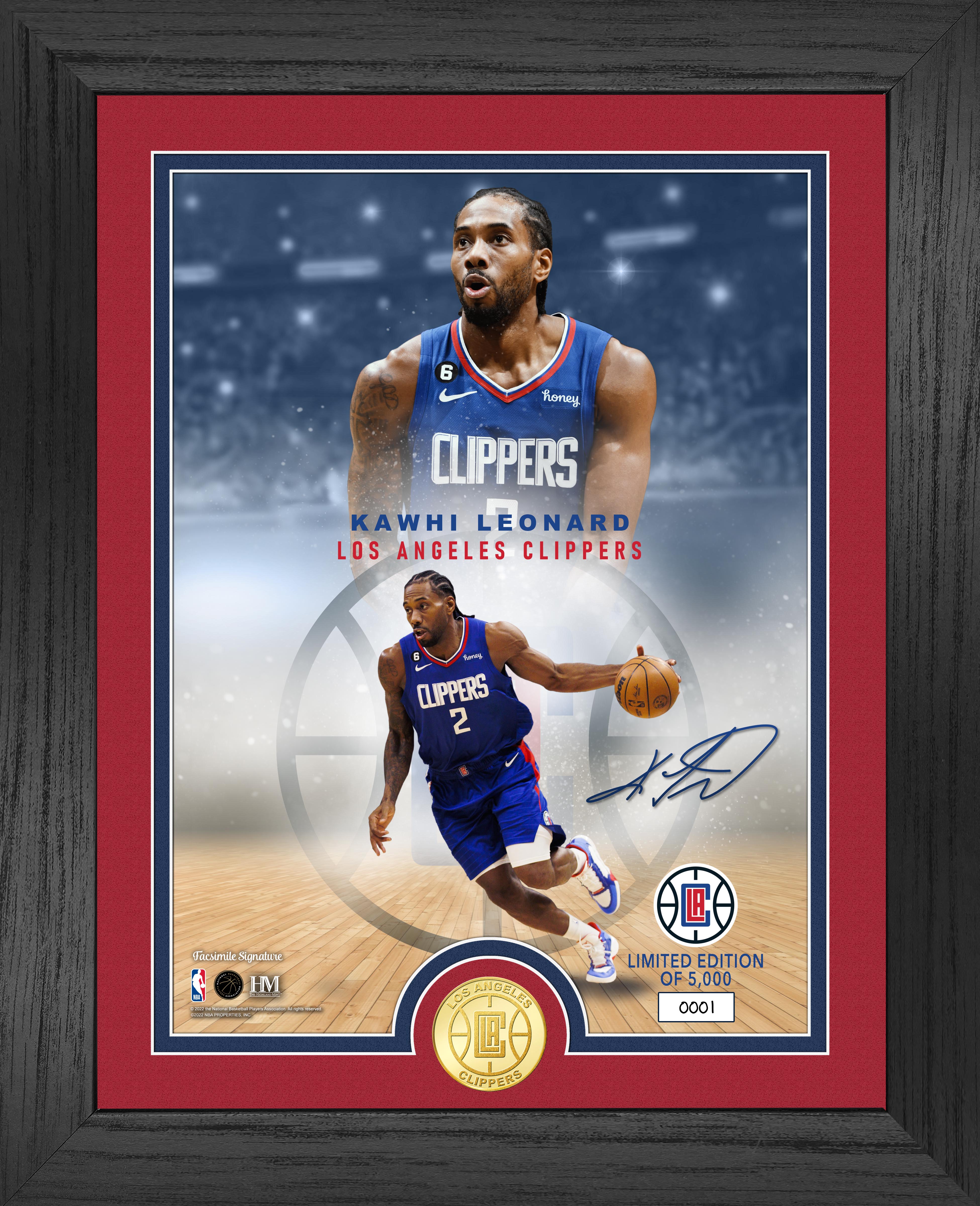 Kawhi Leonard Legends Bronze Coin Photo Mint