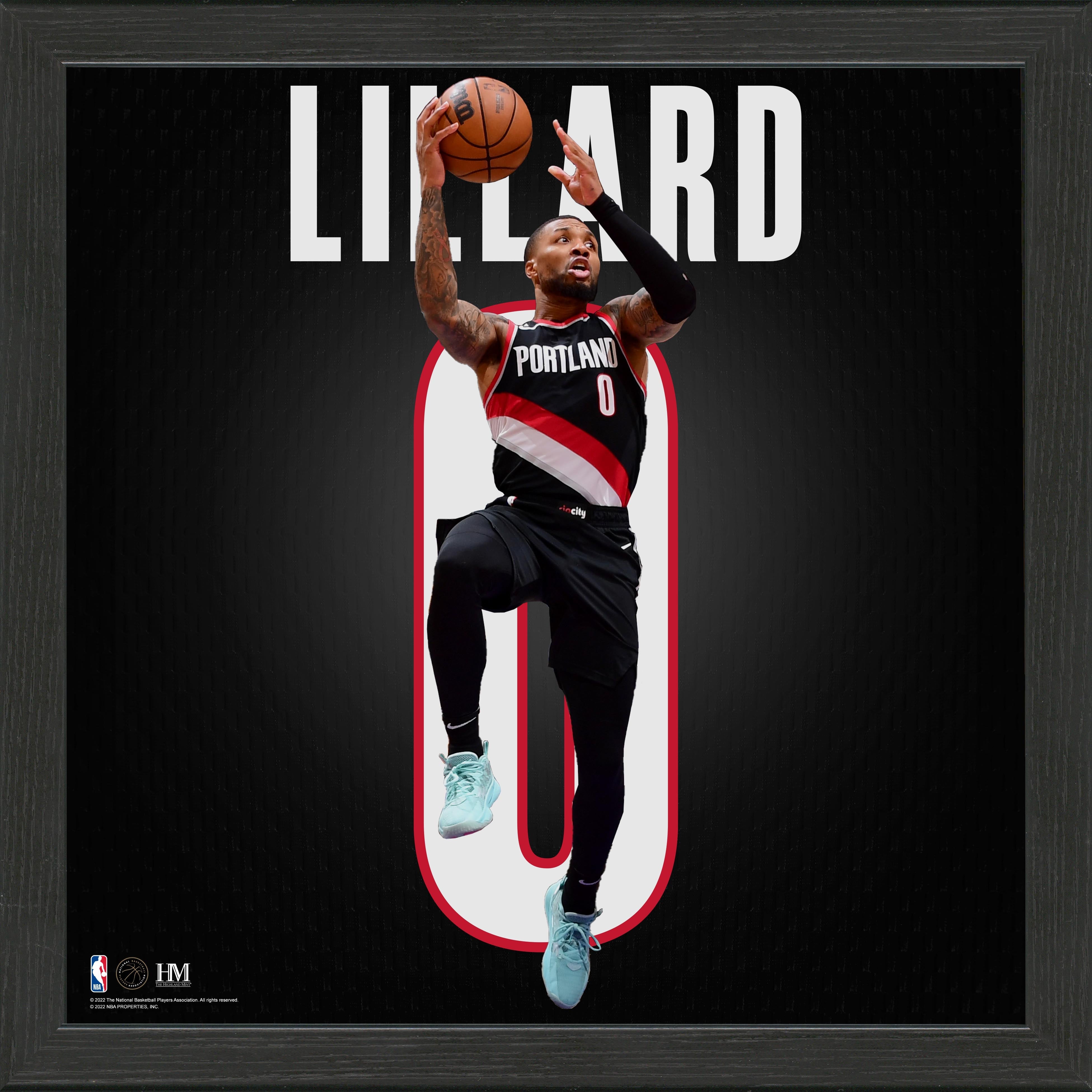 Damian Lillard Impact Jersey Frame