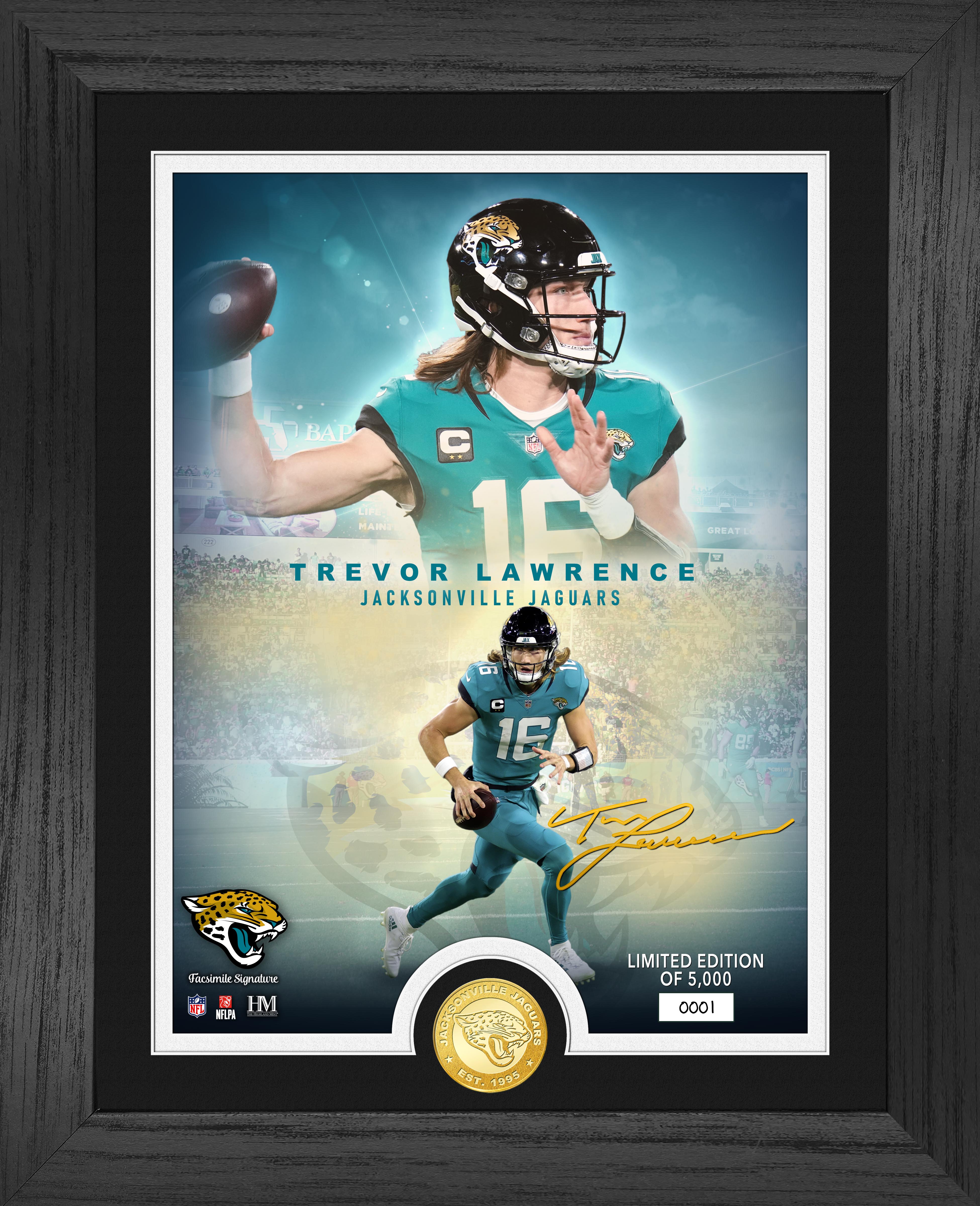 Trevor Lawrence Legends Bronze Coin Photo Mint