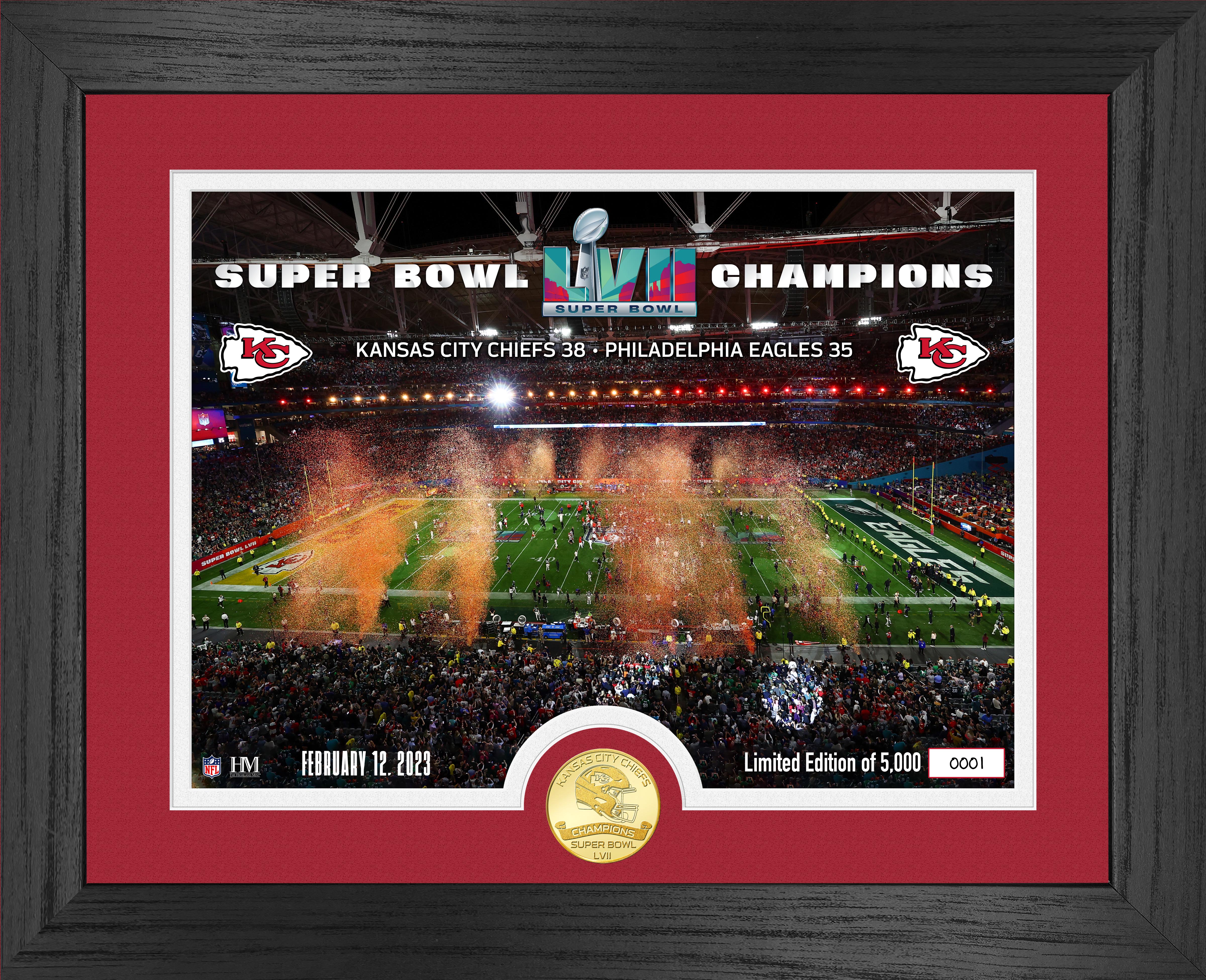 Kansas City Chiefs Super Bowl LVII Champions Celebration Bronze Coin Photo Mint