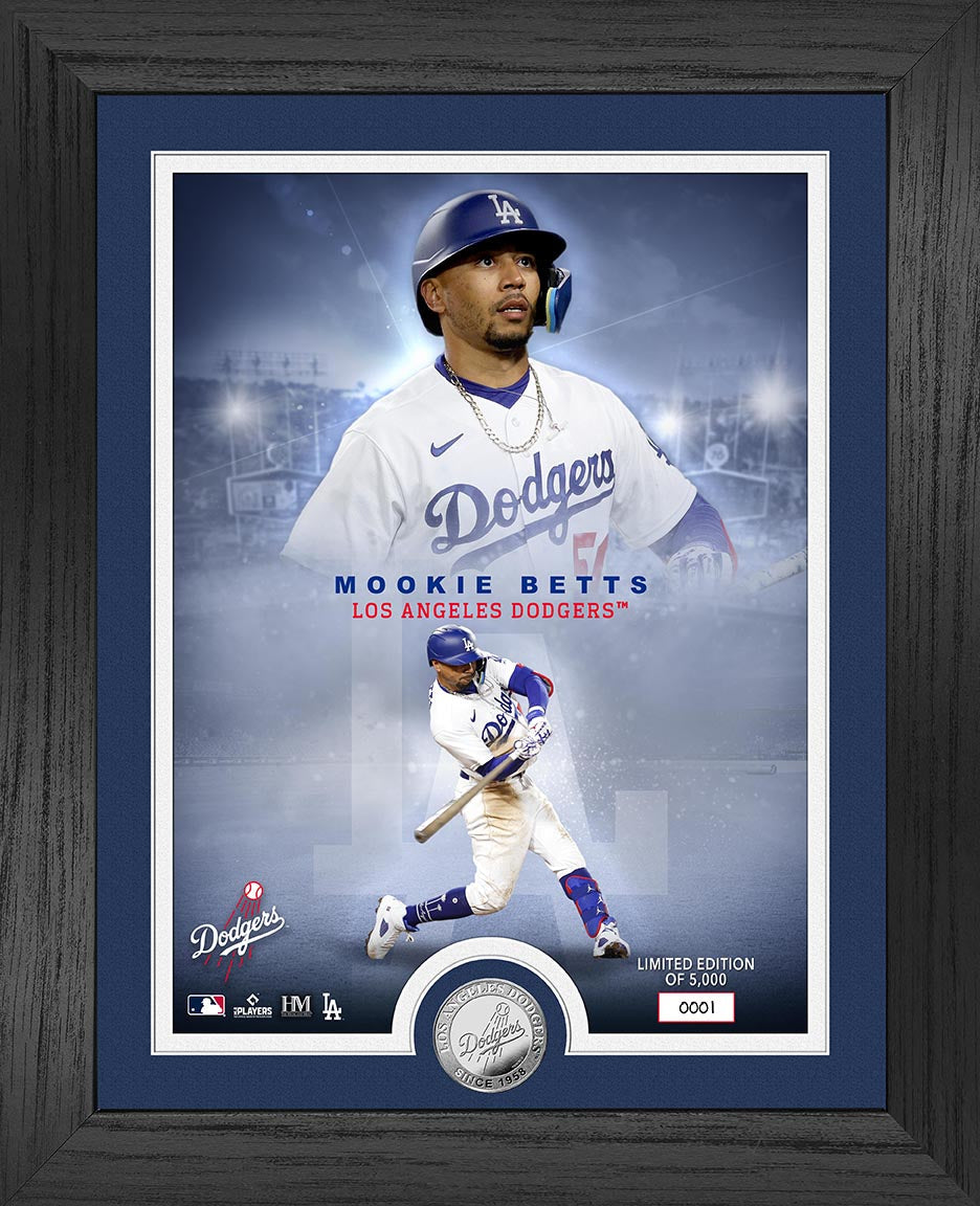 Mookie Betts Dodgers Legends Silver Coin Photo Mint