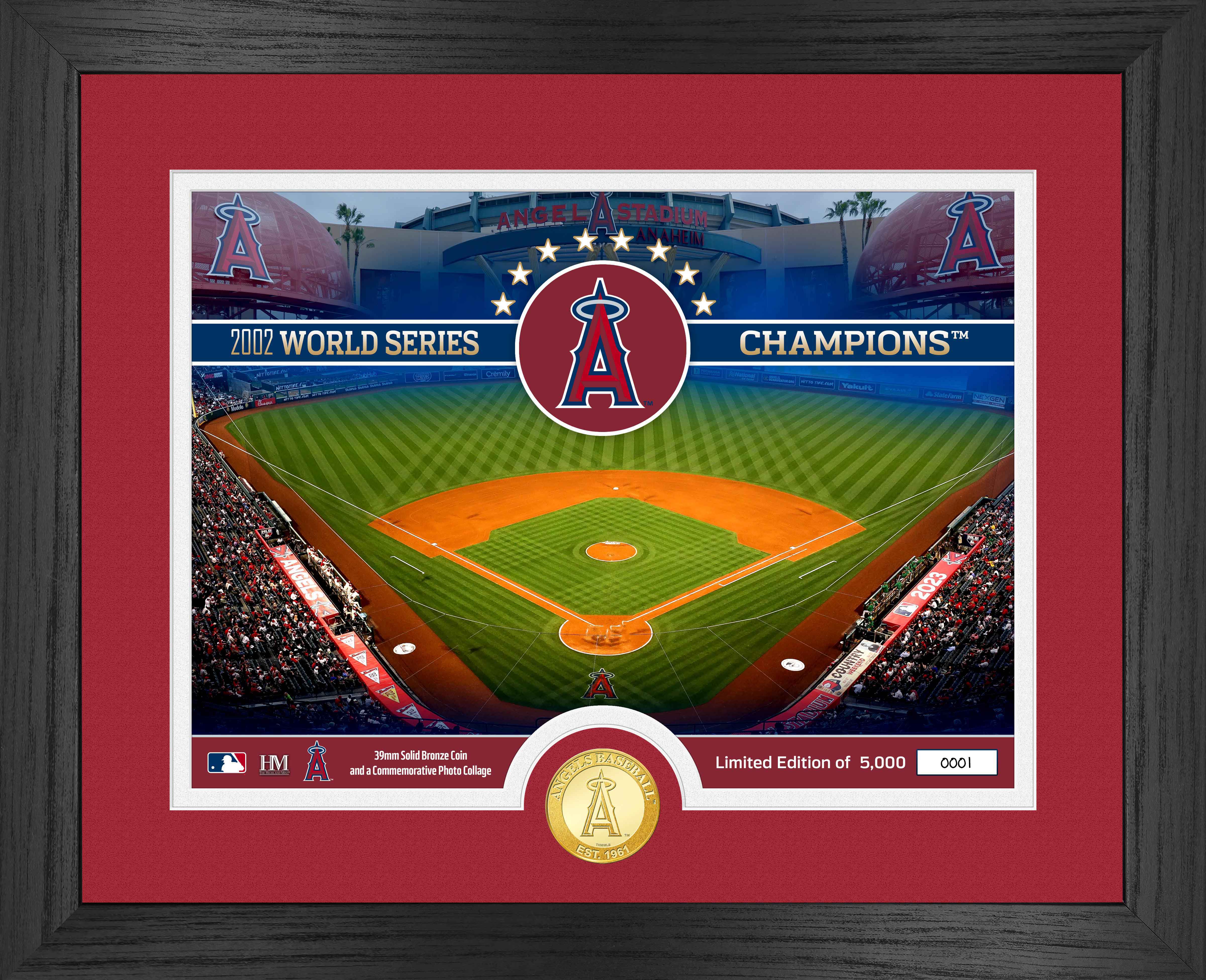 Los Angeles Angels Bronze Coin Stadium Photo Mint