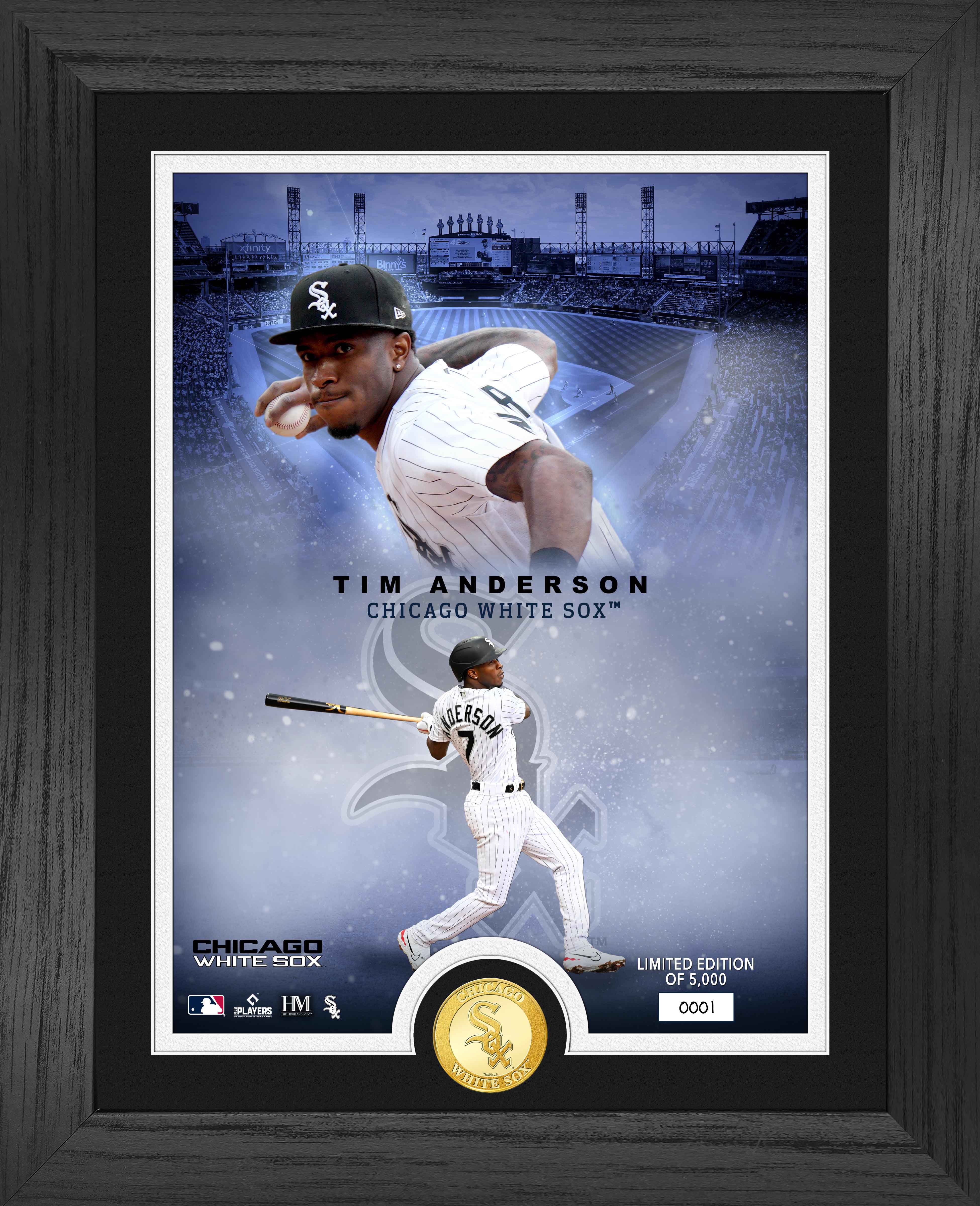Tim Anderson Chicago White Sox Legends Bronze Coin Photo Mint