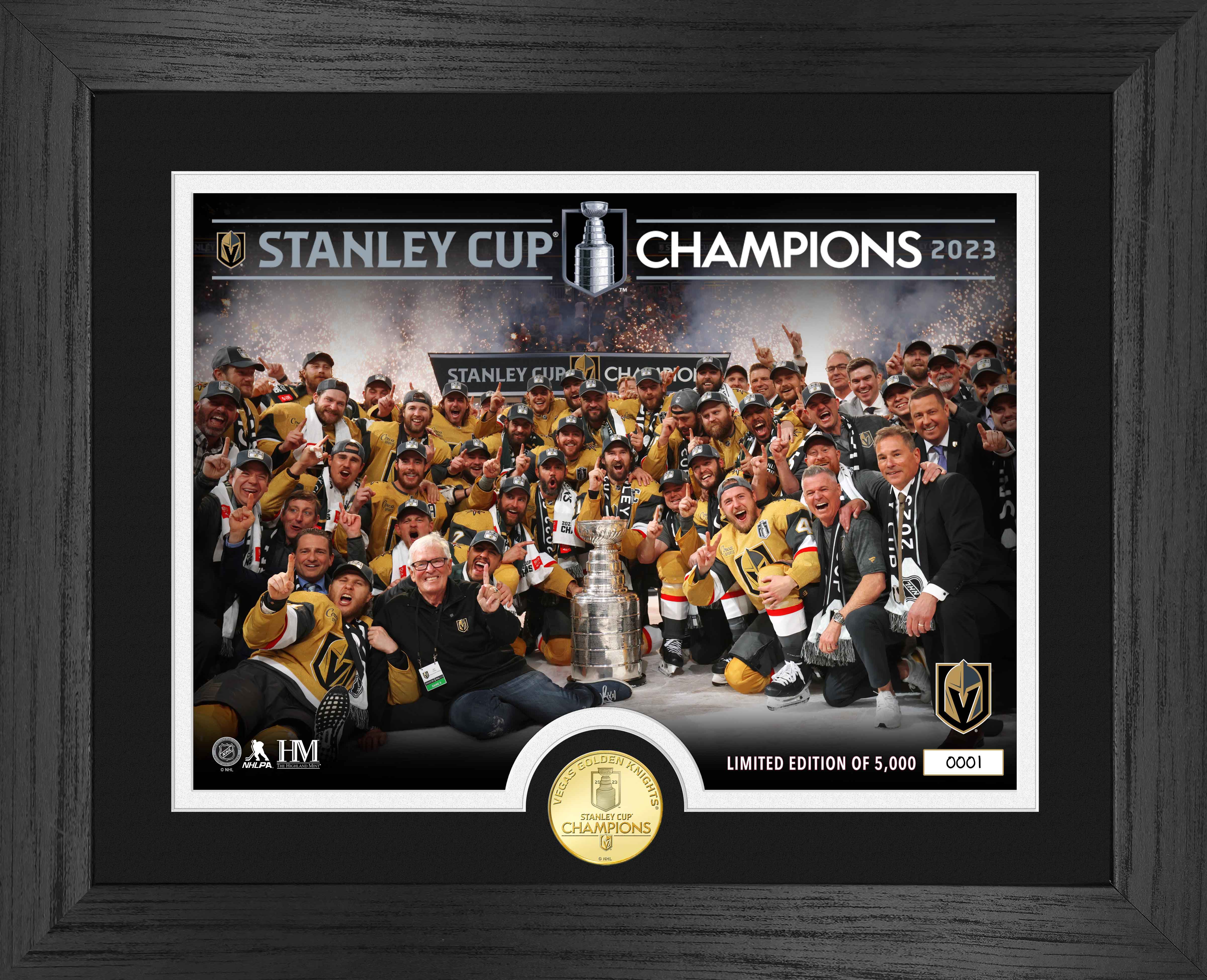 Vegas Golden Knights 2023 NHL Stanley Cup Champs Celebration Photo Mint