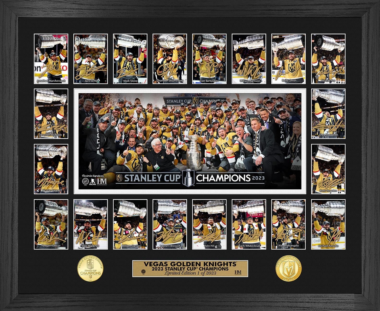 Pittsburgh Penguins 2017 Stanley Cup Champions Brown Framed Jersey Display  Case