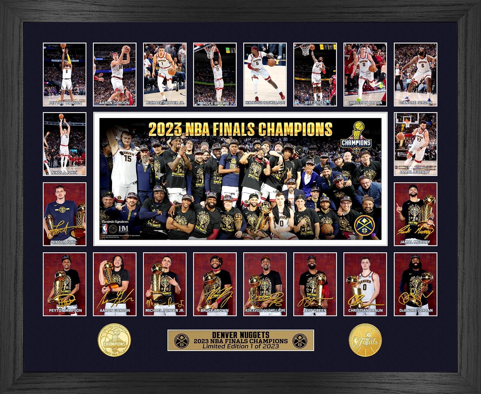 Denver Nuggets 2023 NBA Champions Memorable Moments Photo Mint