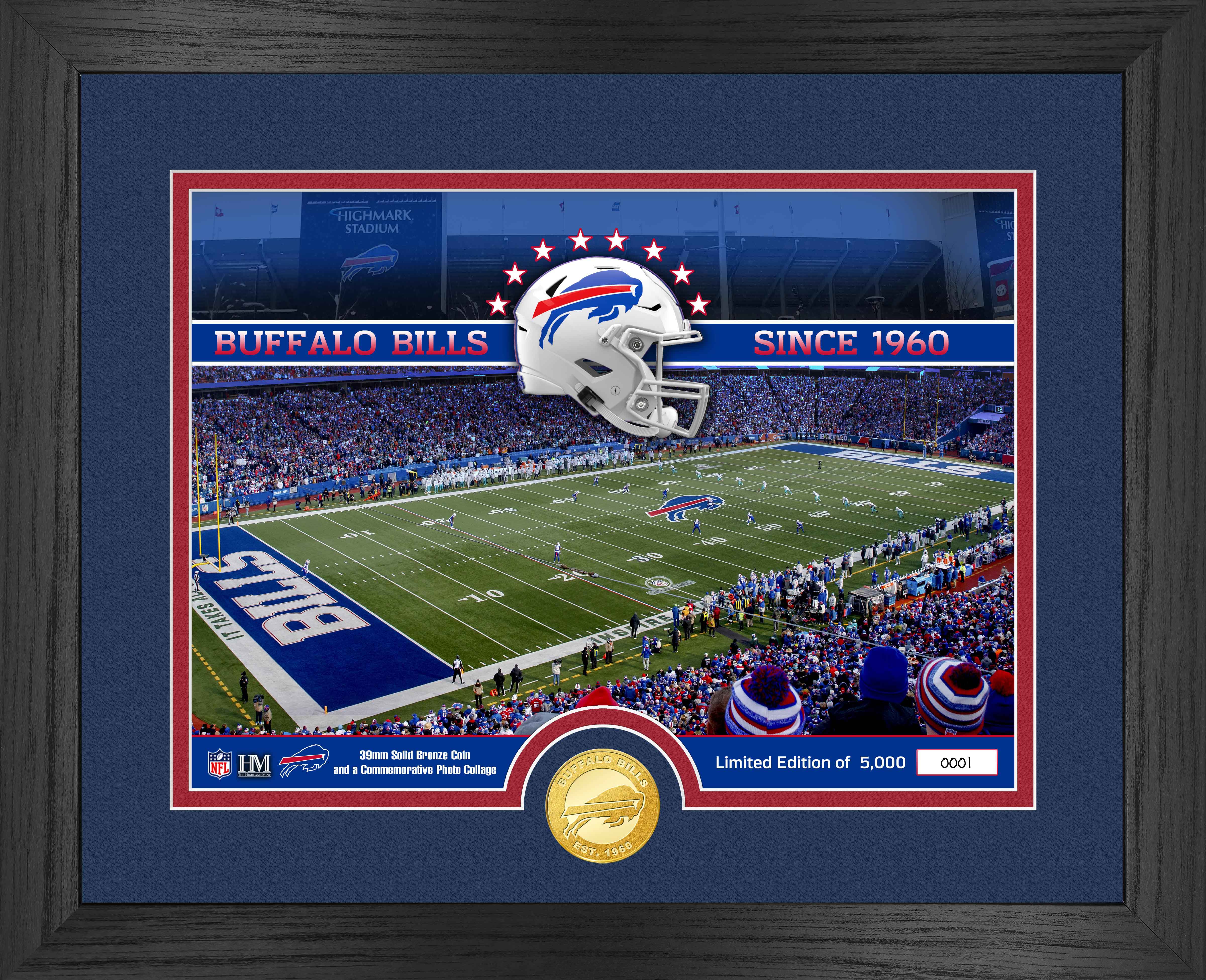 Buffalo Bills Stadium Bronze Coin Photo Mint