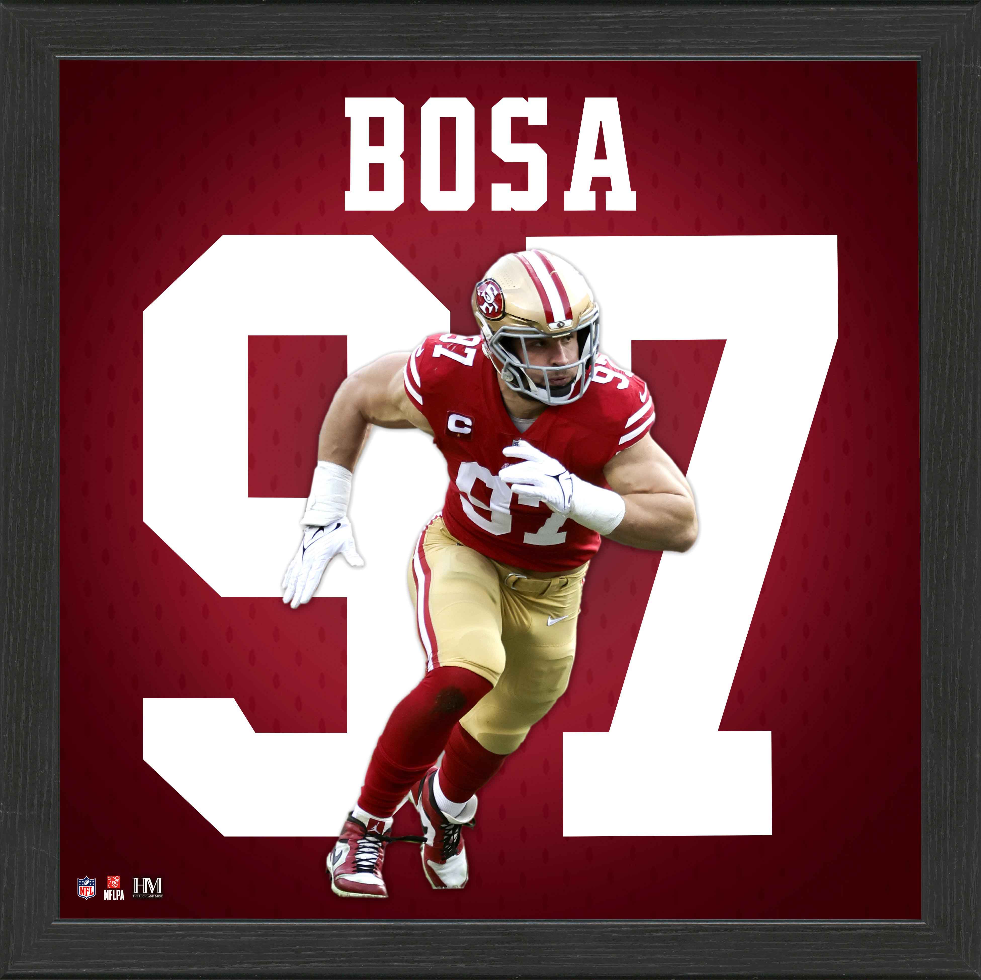 Nick Bosa NFL Impact Jersey Frame