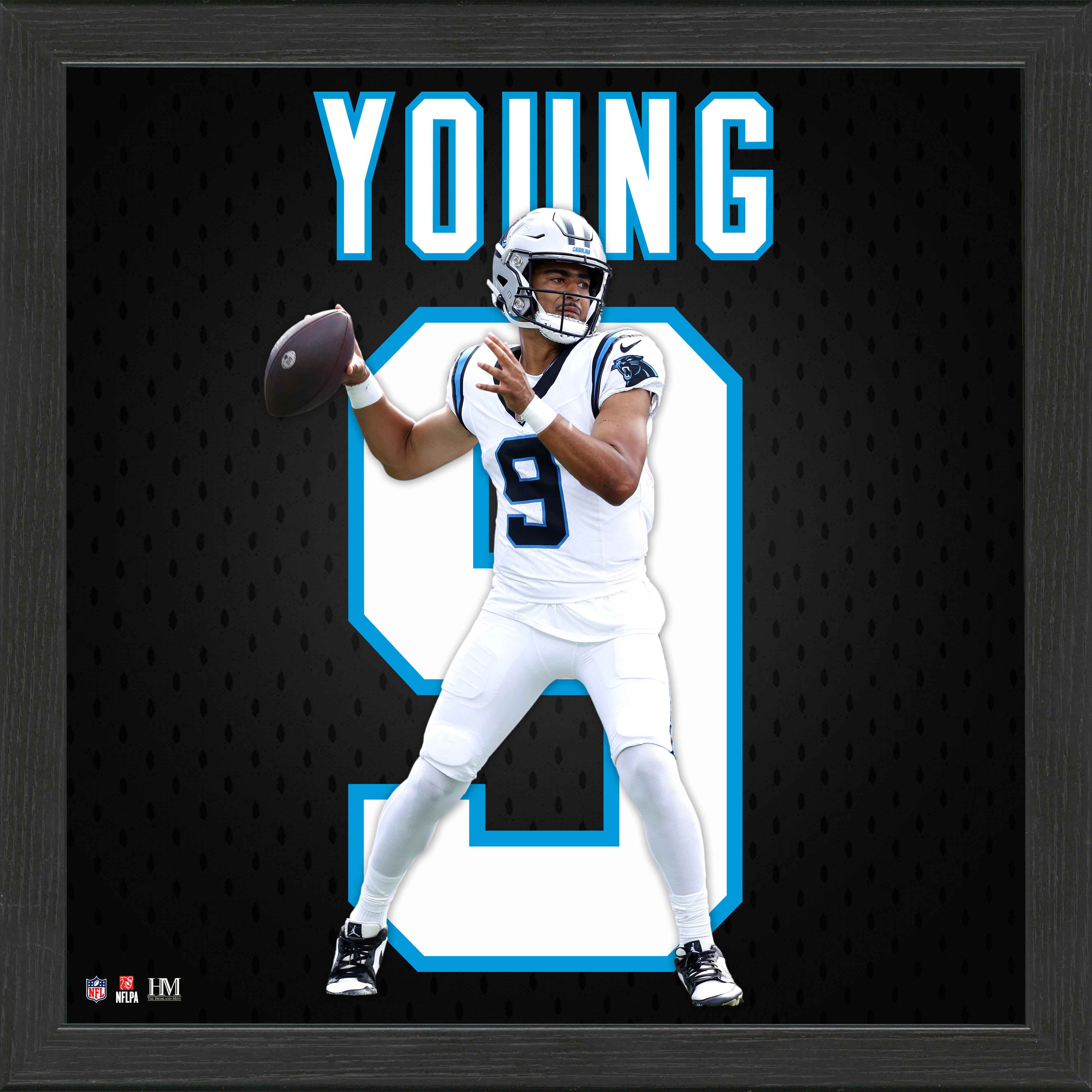 Bryce Young NFL Impact Jersey Frame